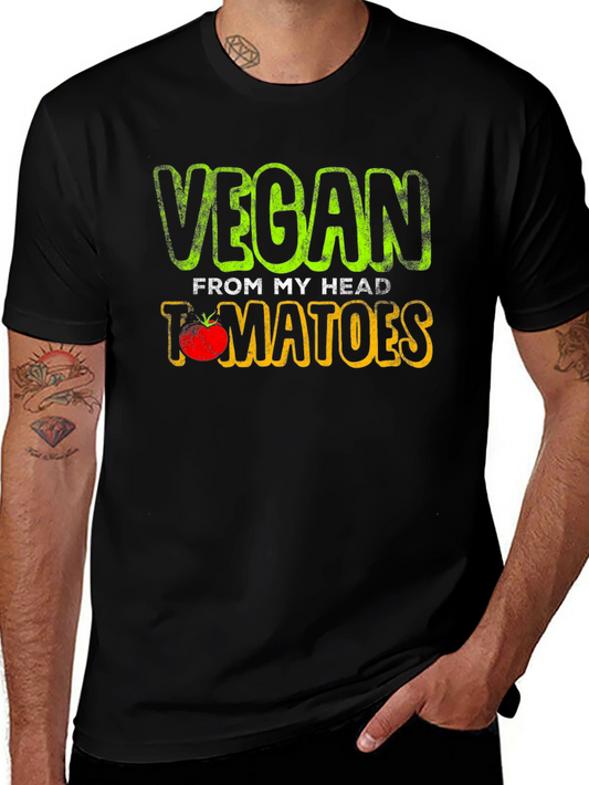Vegan From My Head Tomatoes T-Shirt