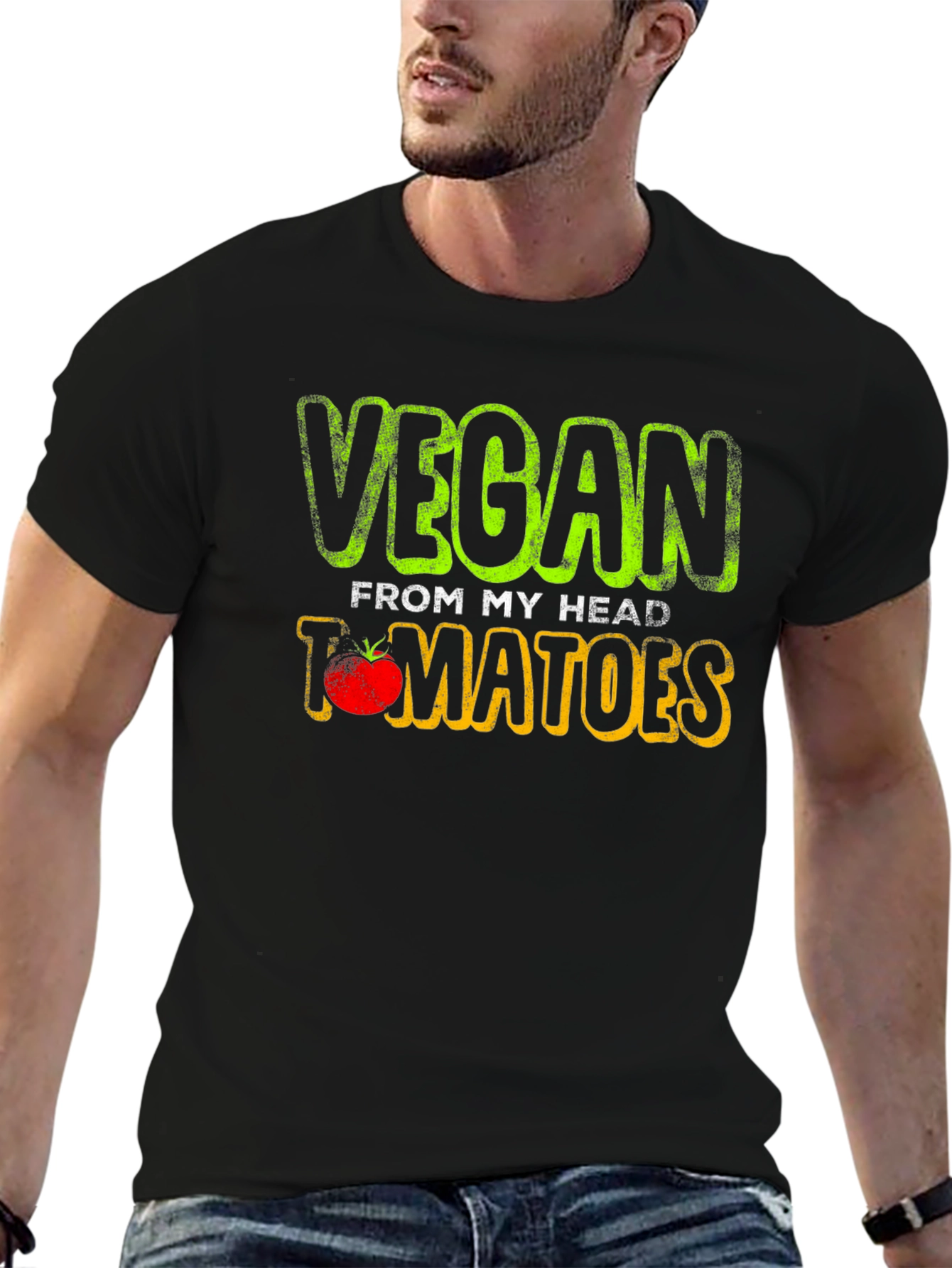 Vegan From My Head Tomatoes T-Shirt