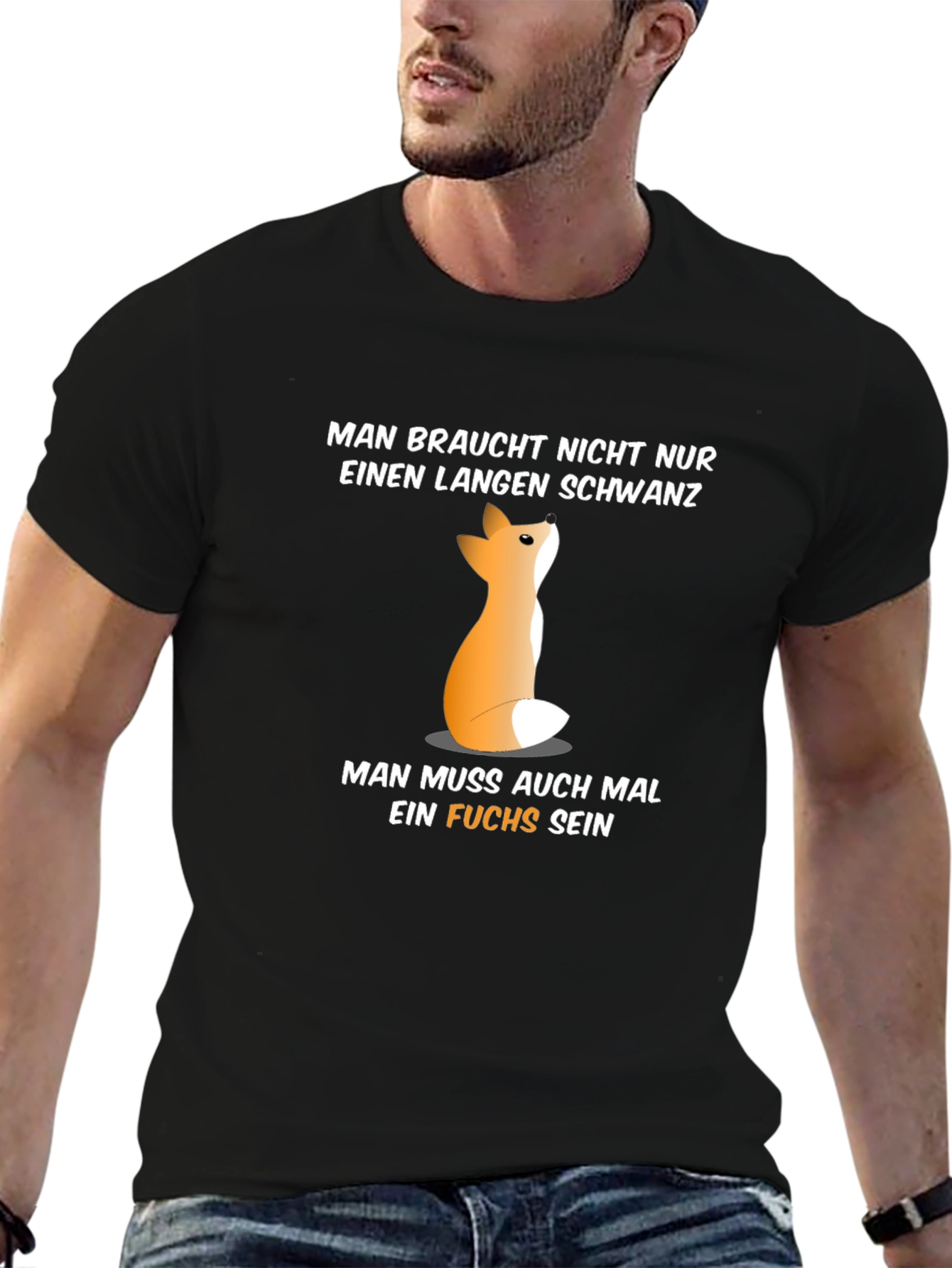 Funny Fox T-Shirt - German Saying