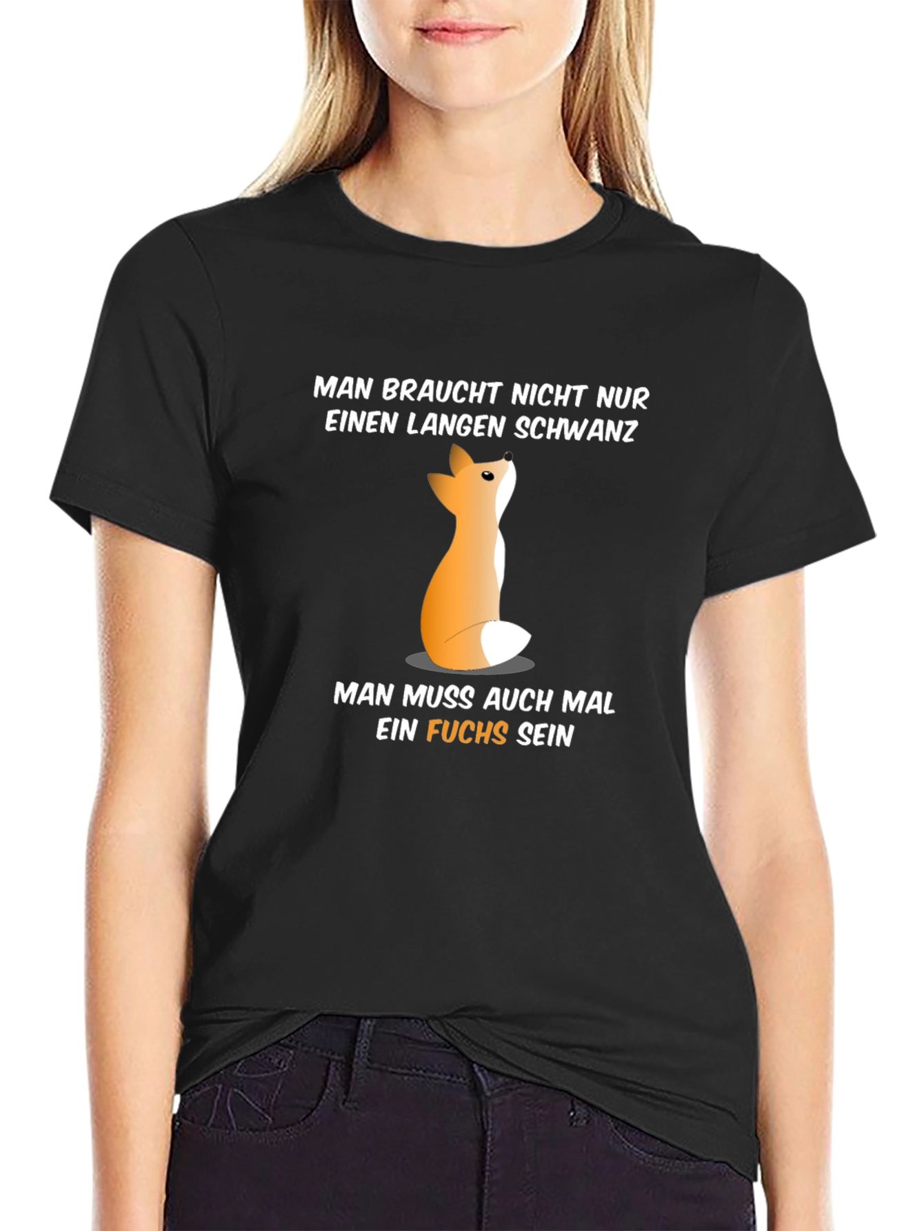 Funny Fox T-Shirt - German Saying