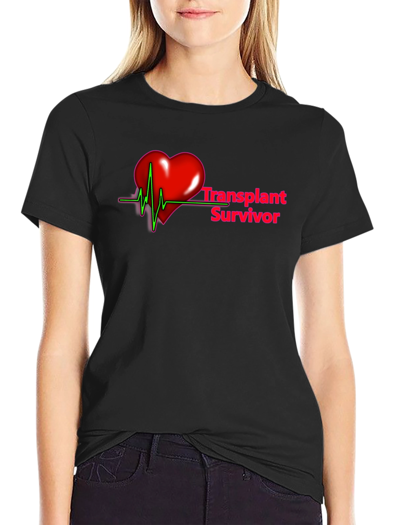 Transplant Survivor Heartbeat T-Shirt