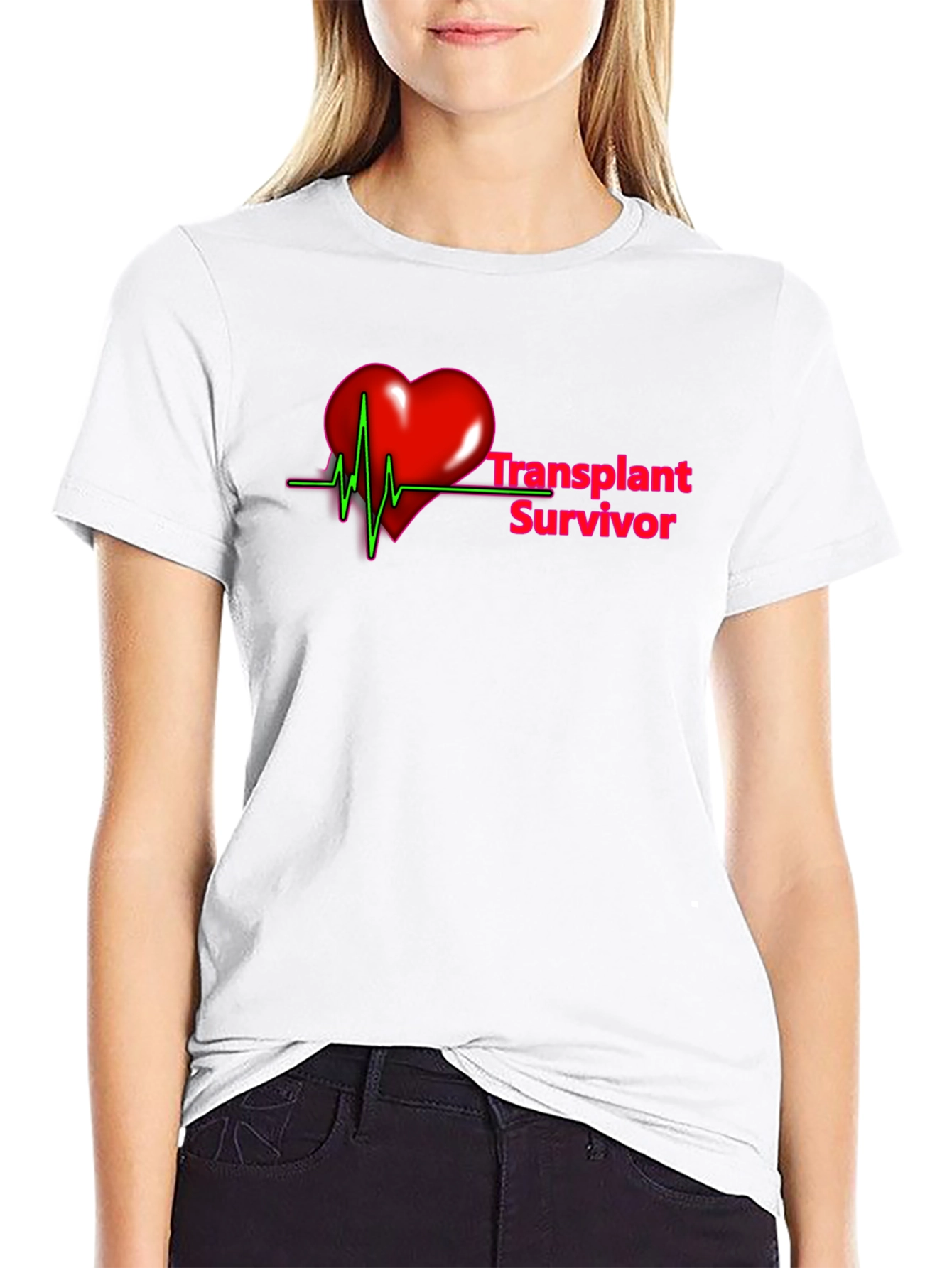 Transplant Survivor Heartbeat T-Shirt