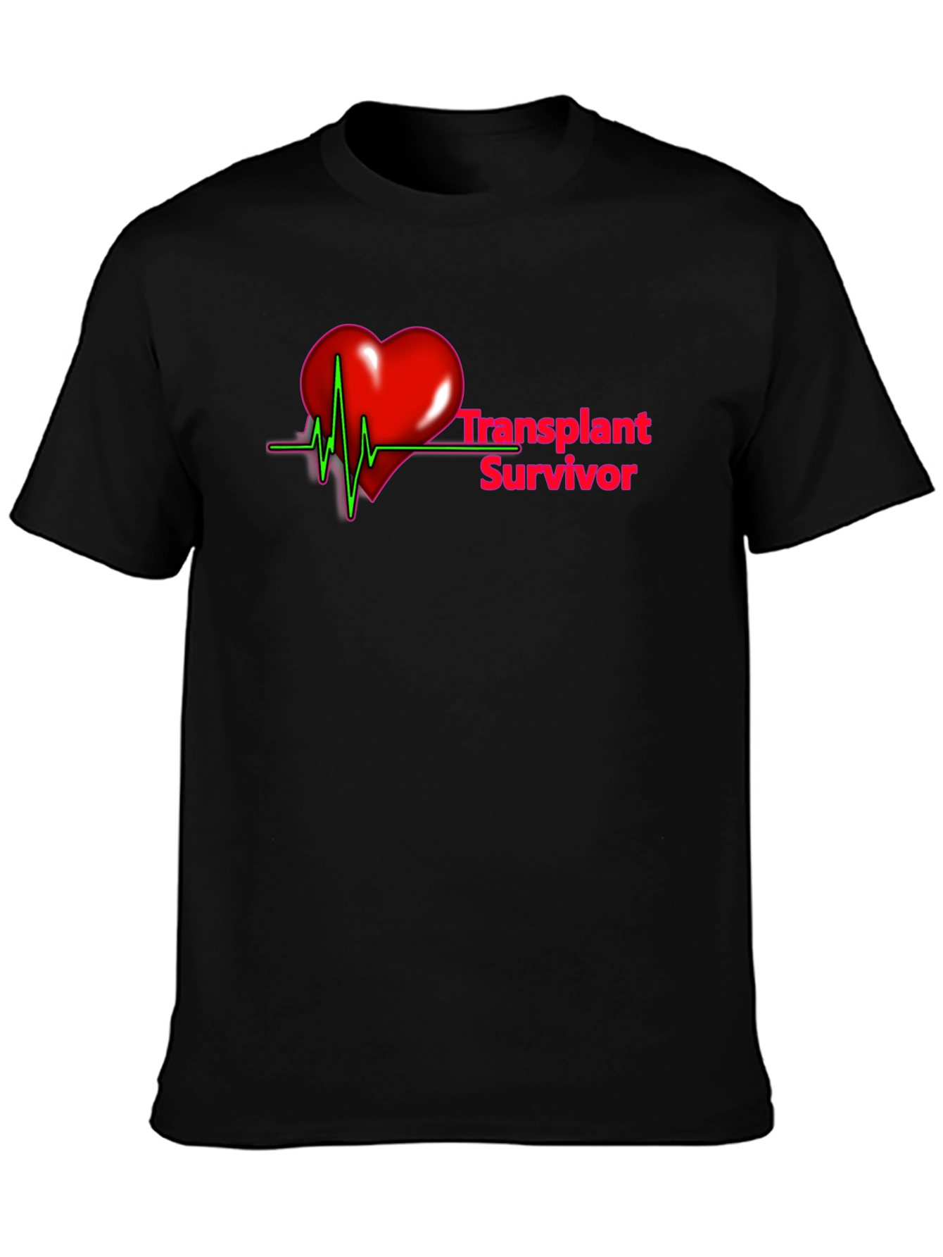 Transplant Survivor Heartbeat T-Shirt