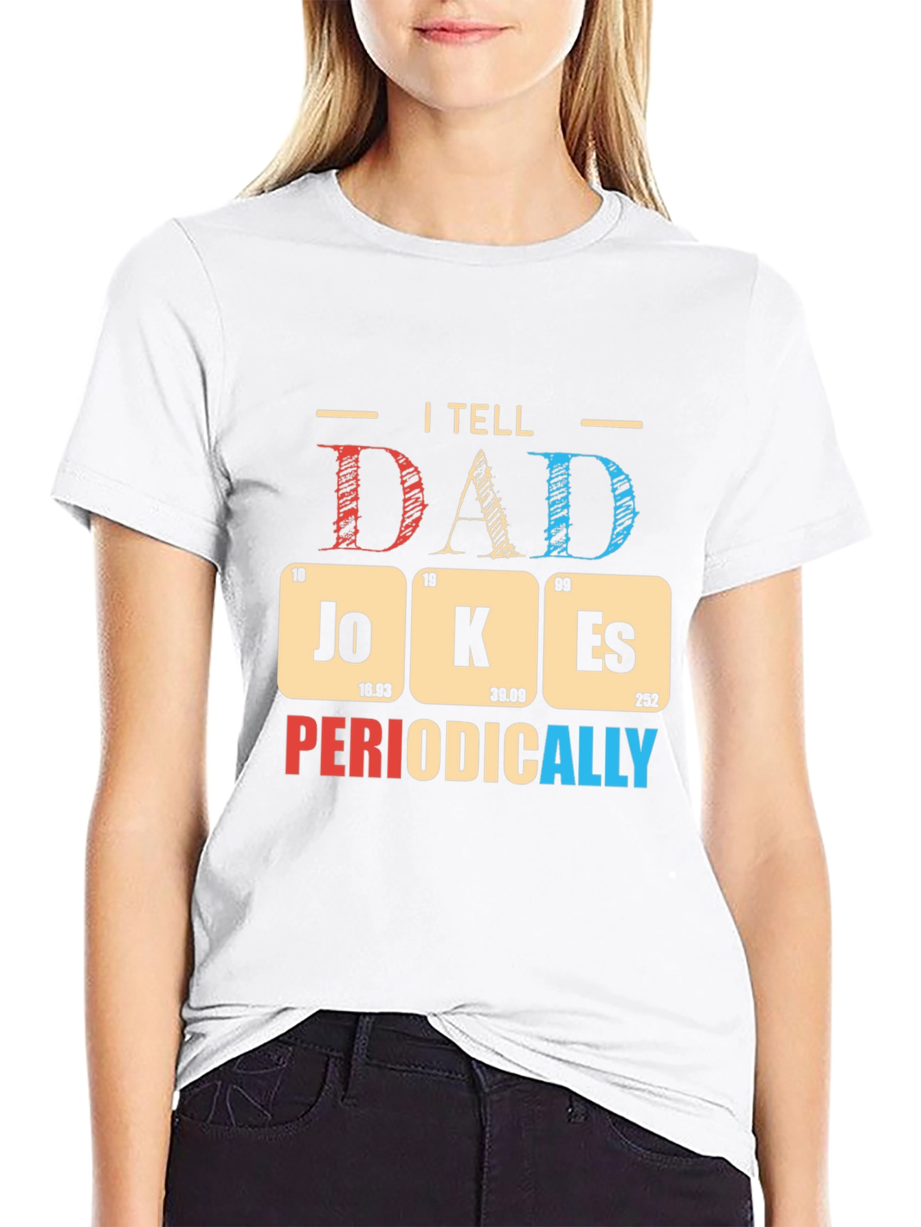 Dad Jokes Periodically T-Shirt - Funny Science Pun Tee