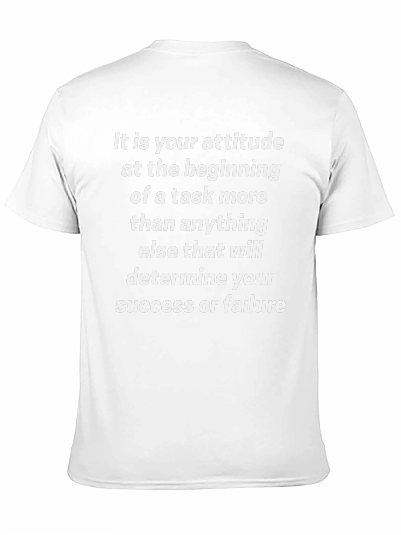 Attitude Motivational Graphic T-Shirt