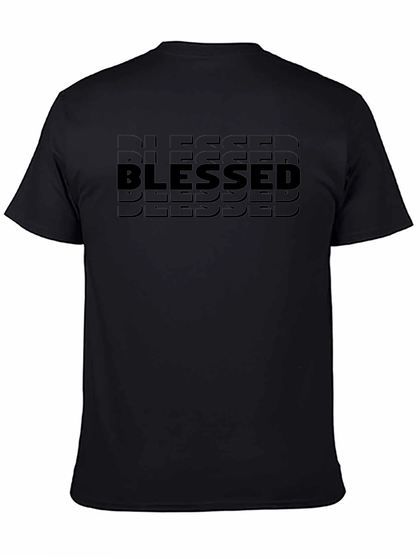 Blessed Graphic Tee - Stylish Mens Crewneck T-Shirt