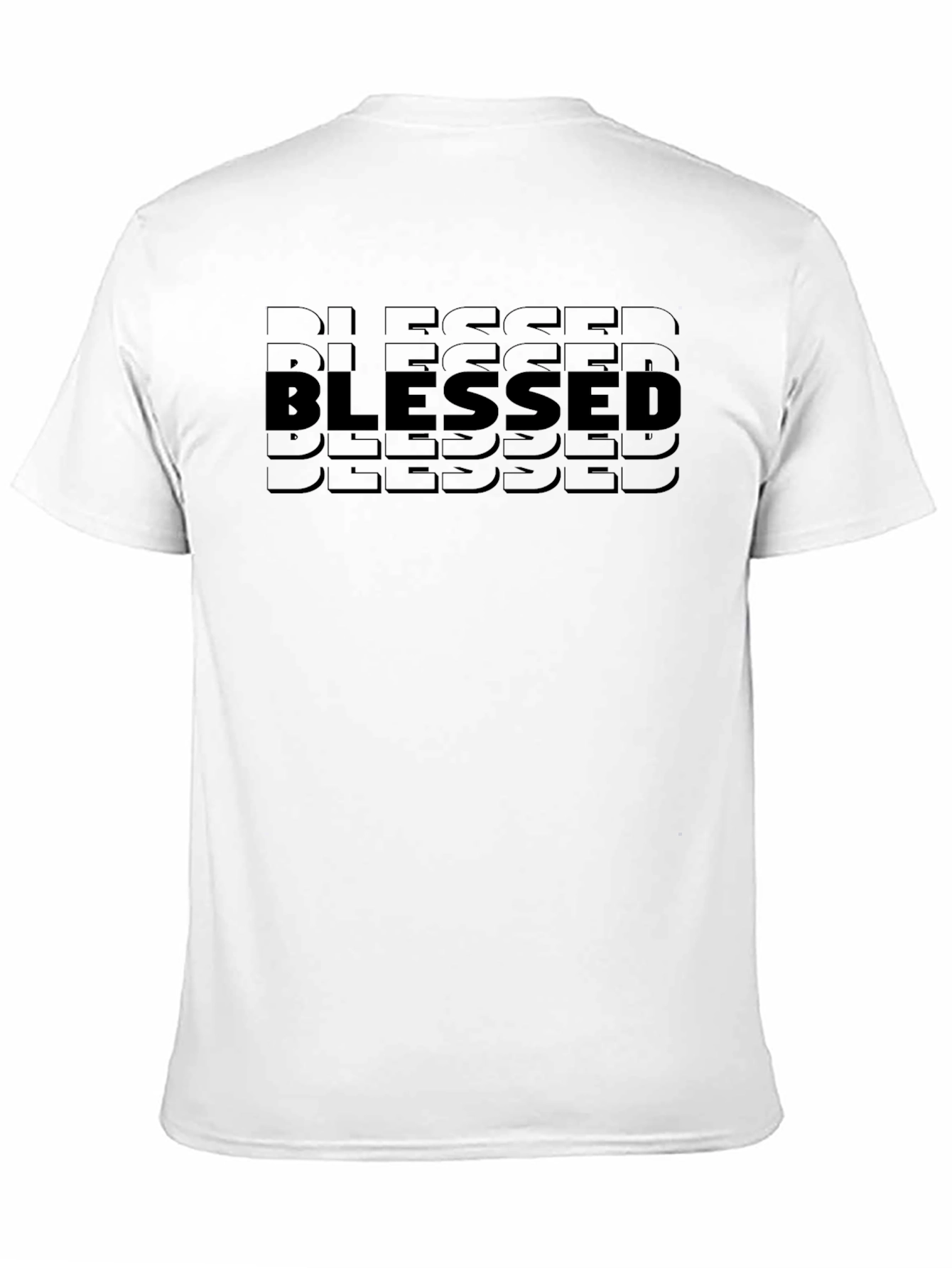Blessed Graphic Tee - Stylish Mens Crewneck T-Shirt