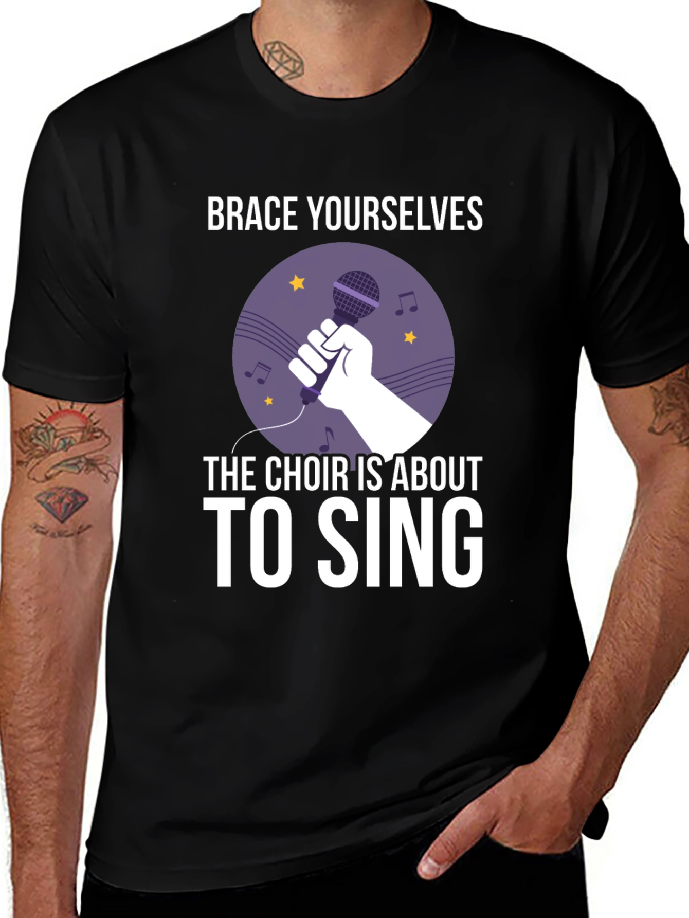 Choir Singer T-Shirt - Brace Yourselves!
