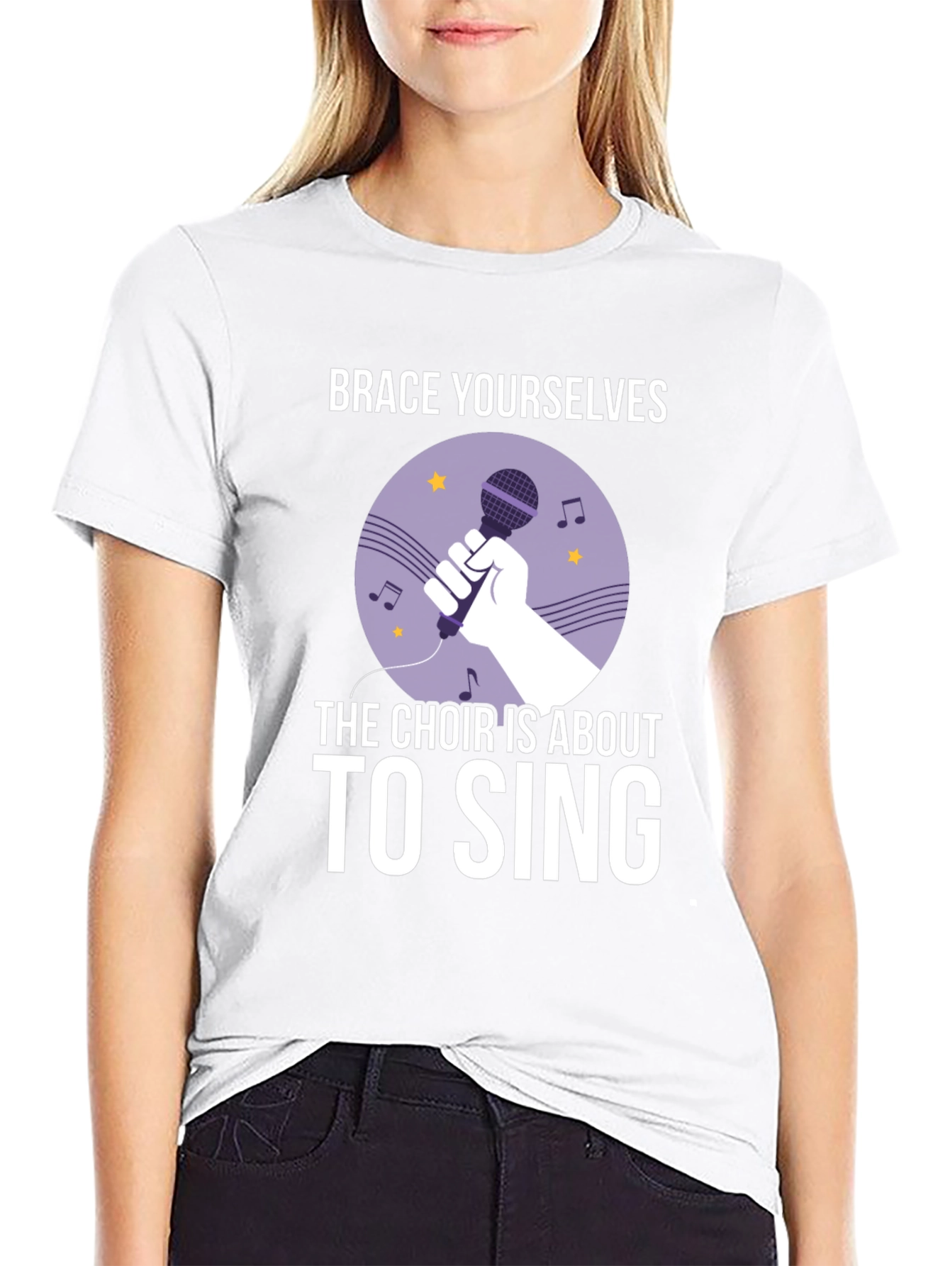 Choir Singer T-Shirt - Brace Yourselves!