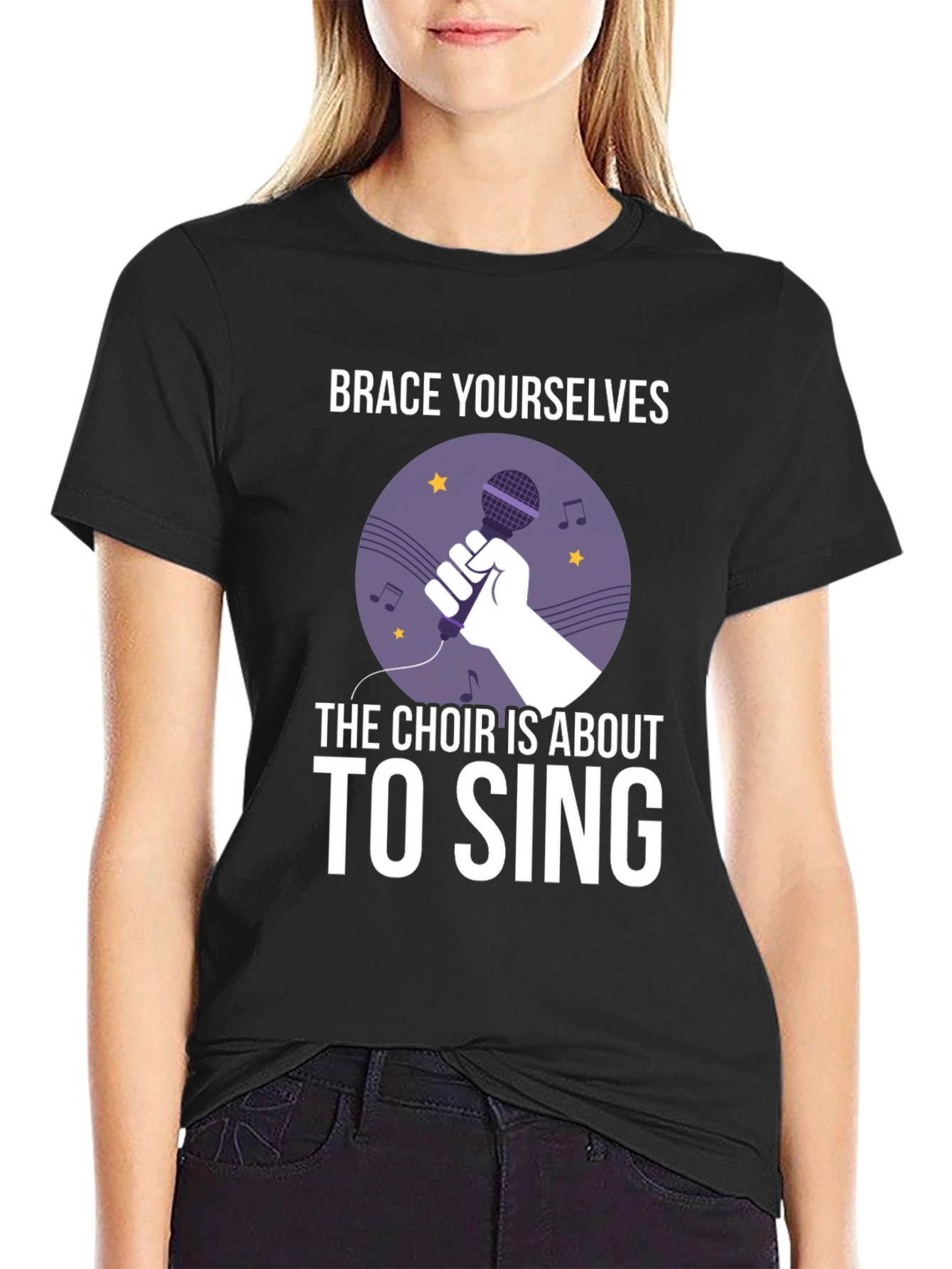 Choir Singer T-Shirt - Brace Yourselves!