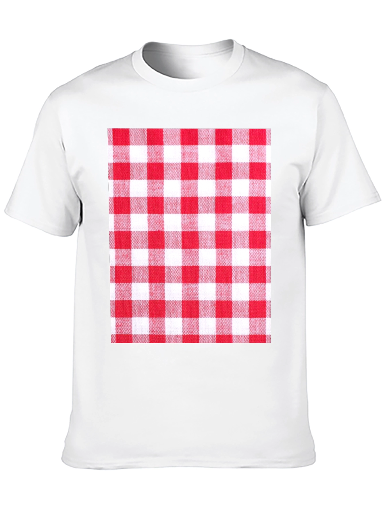 Picnic Plaid Graphic Tee - Stylish & Unique