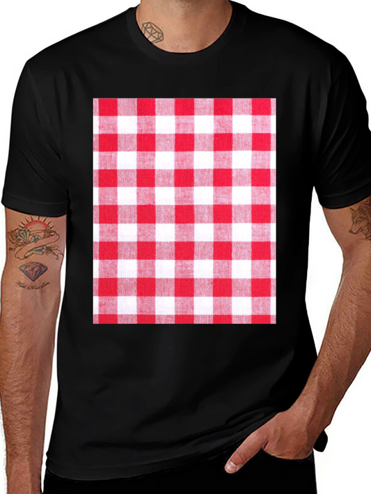 Picnic Plaid Graphic Tee - Stylish & Unique