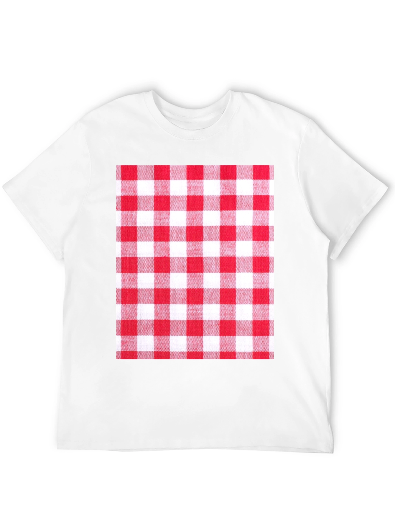 Picnic Plaid Graphic Tee - Stylish & Unique
