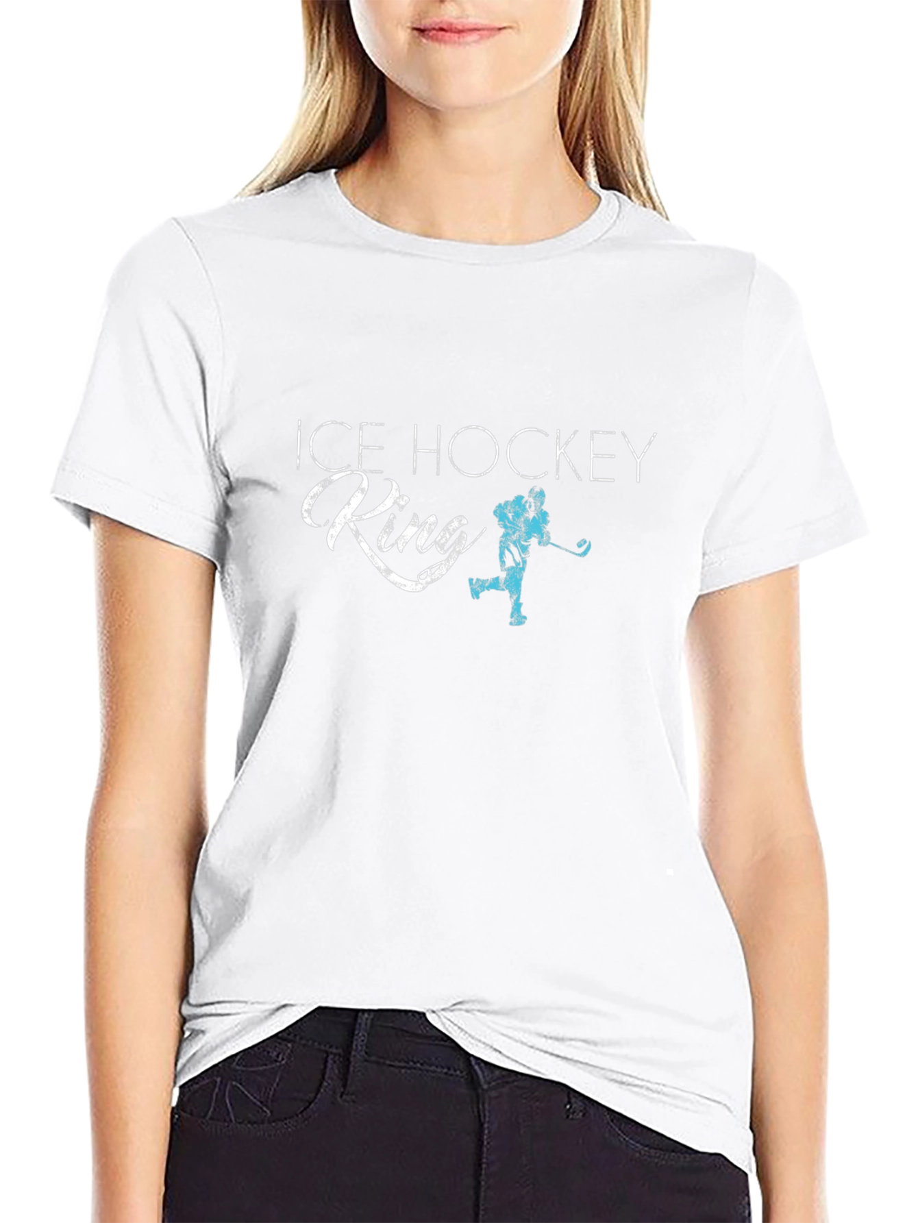 Ice Hockey King Graphic T-Shirt