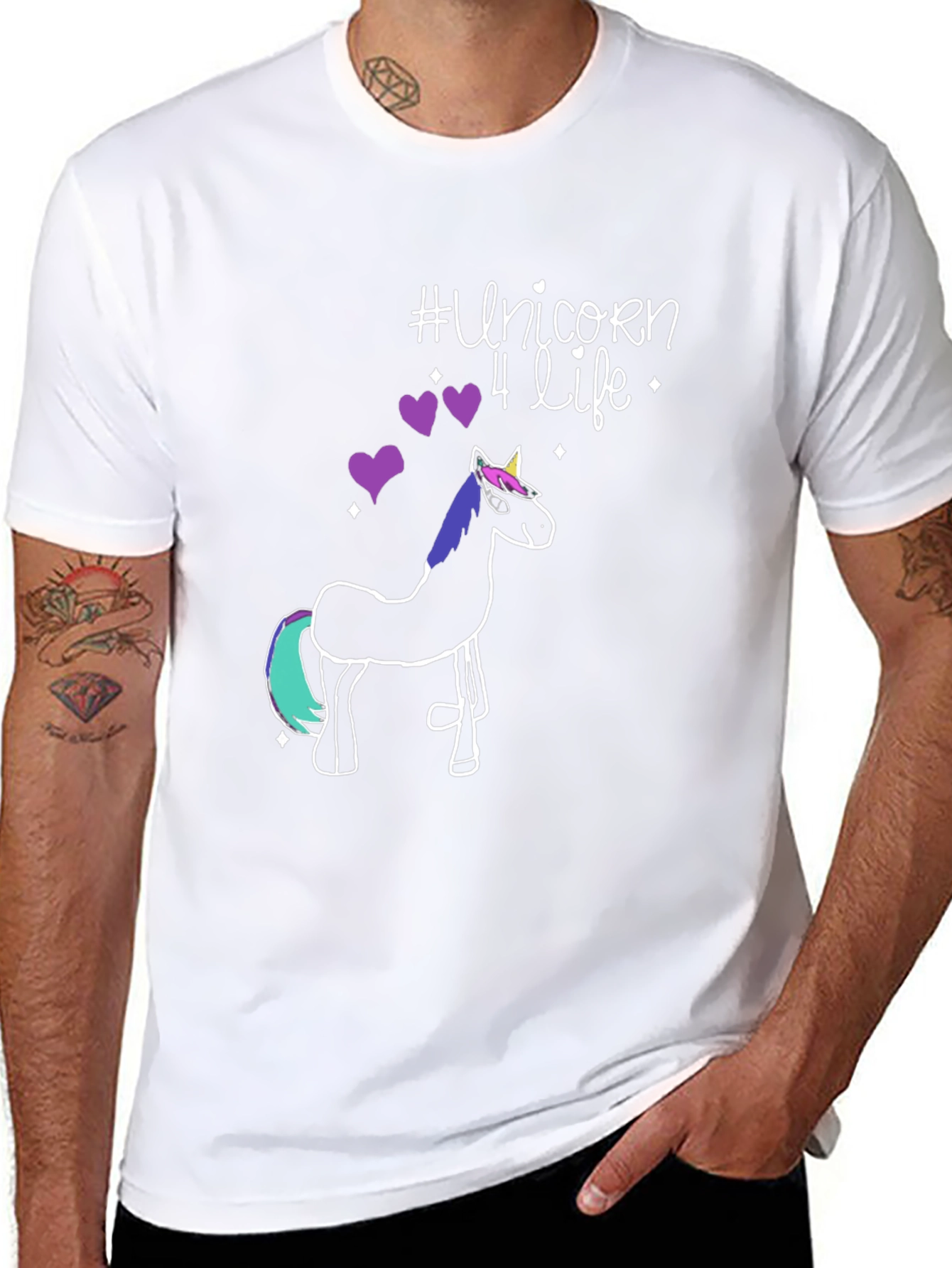 Unicorn 4 Life Graphic T-Shirt
