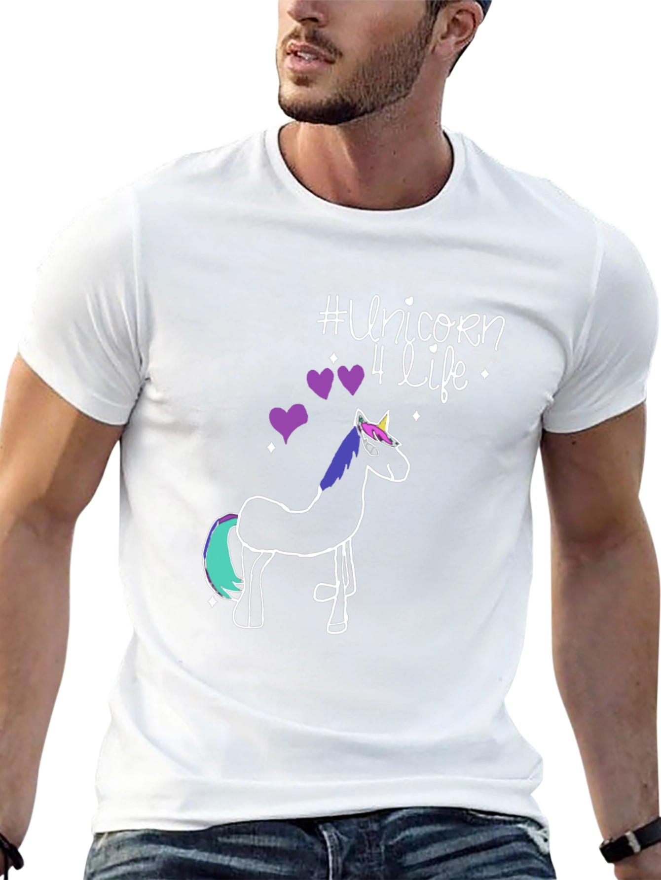 Unicorn 4 Life Graphic T-Shirt
