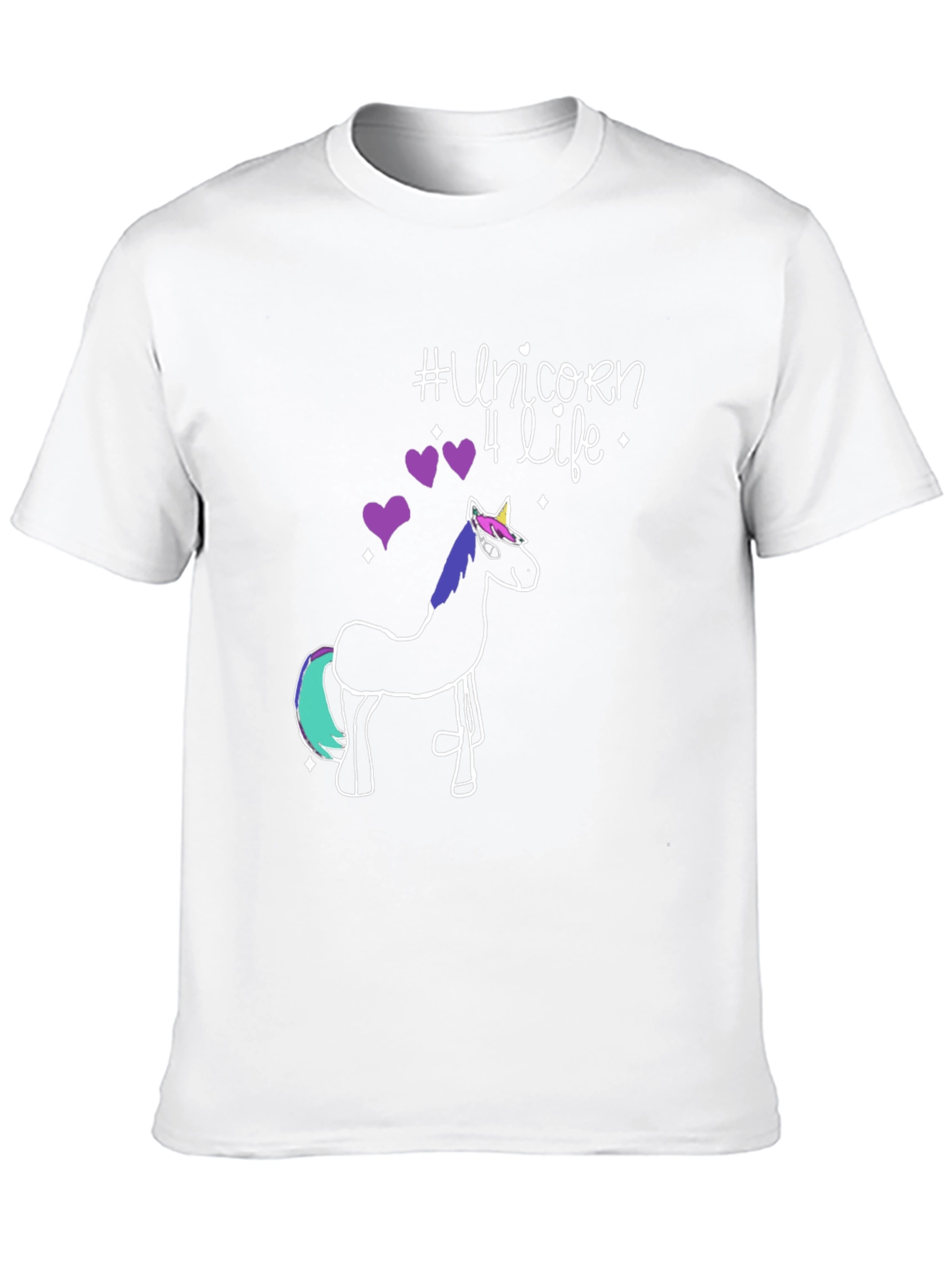 Unicorn 4 Life Graphic T-Shirt