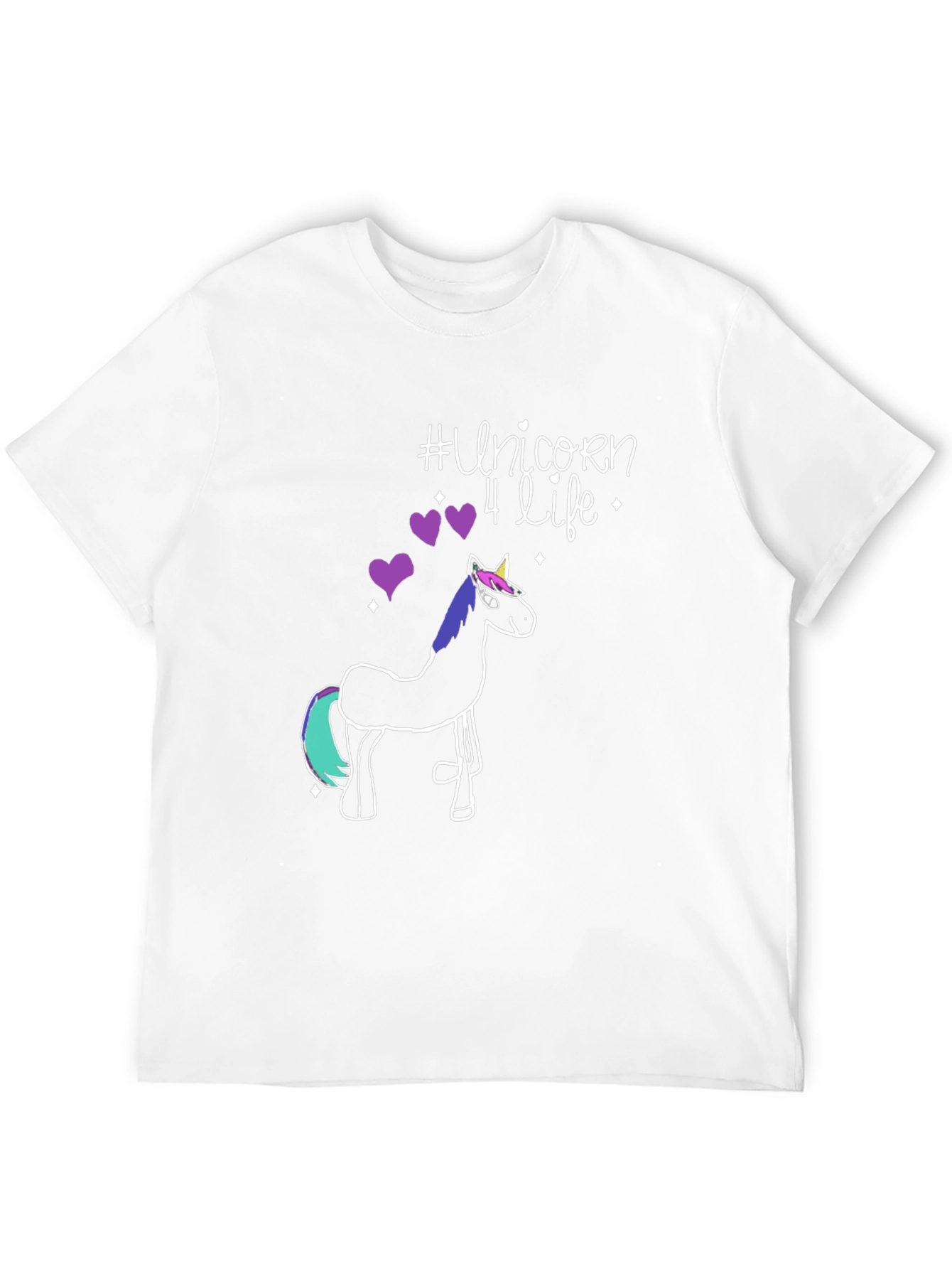 Unicorn 4 Life Graphic T-Shirt