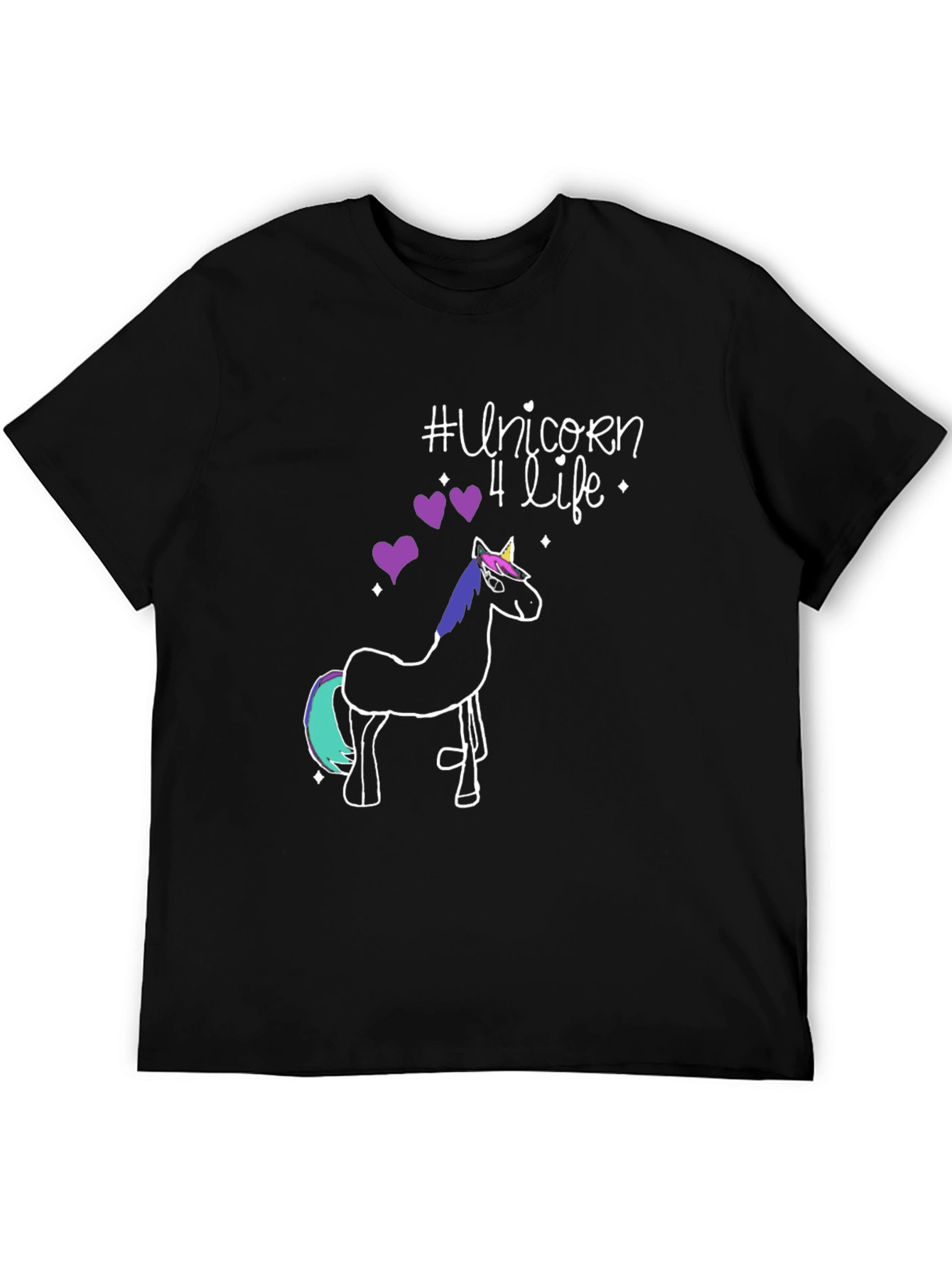 Unicorn 4 Life Graphic T-Shirt