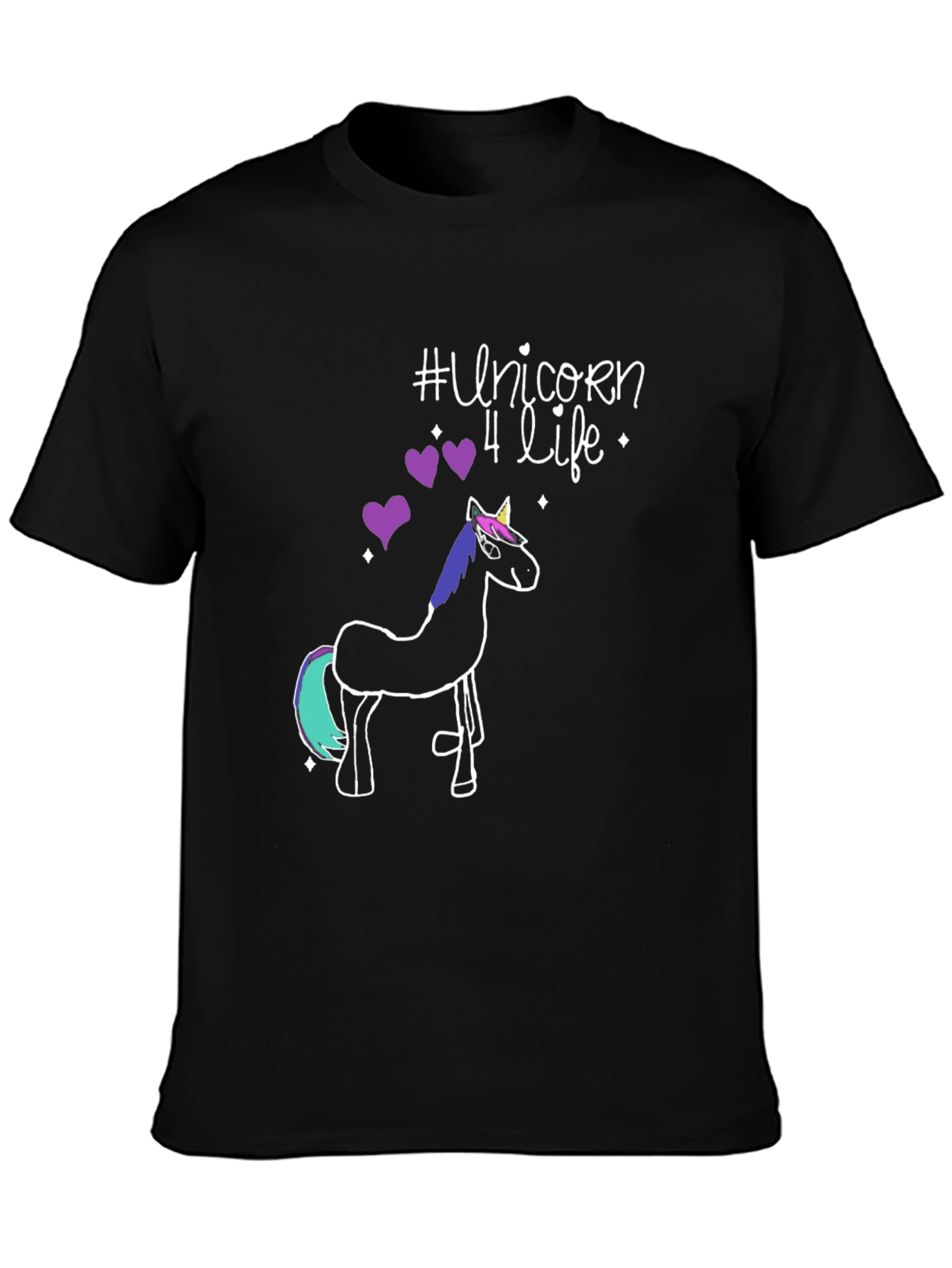 Unicorn 4 Life Graphic T-Shirt