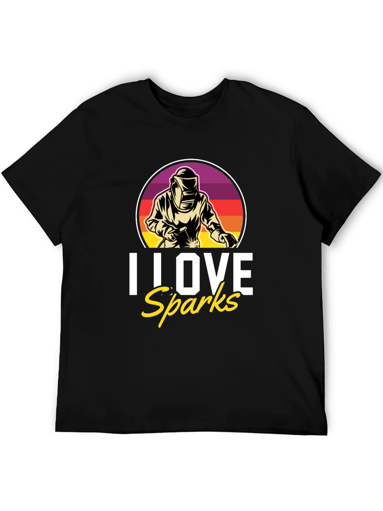I Love Sparks Welding T-Shirt
