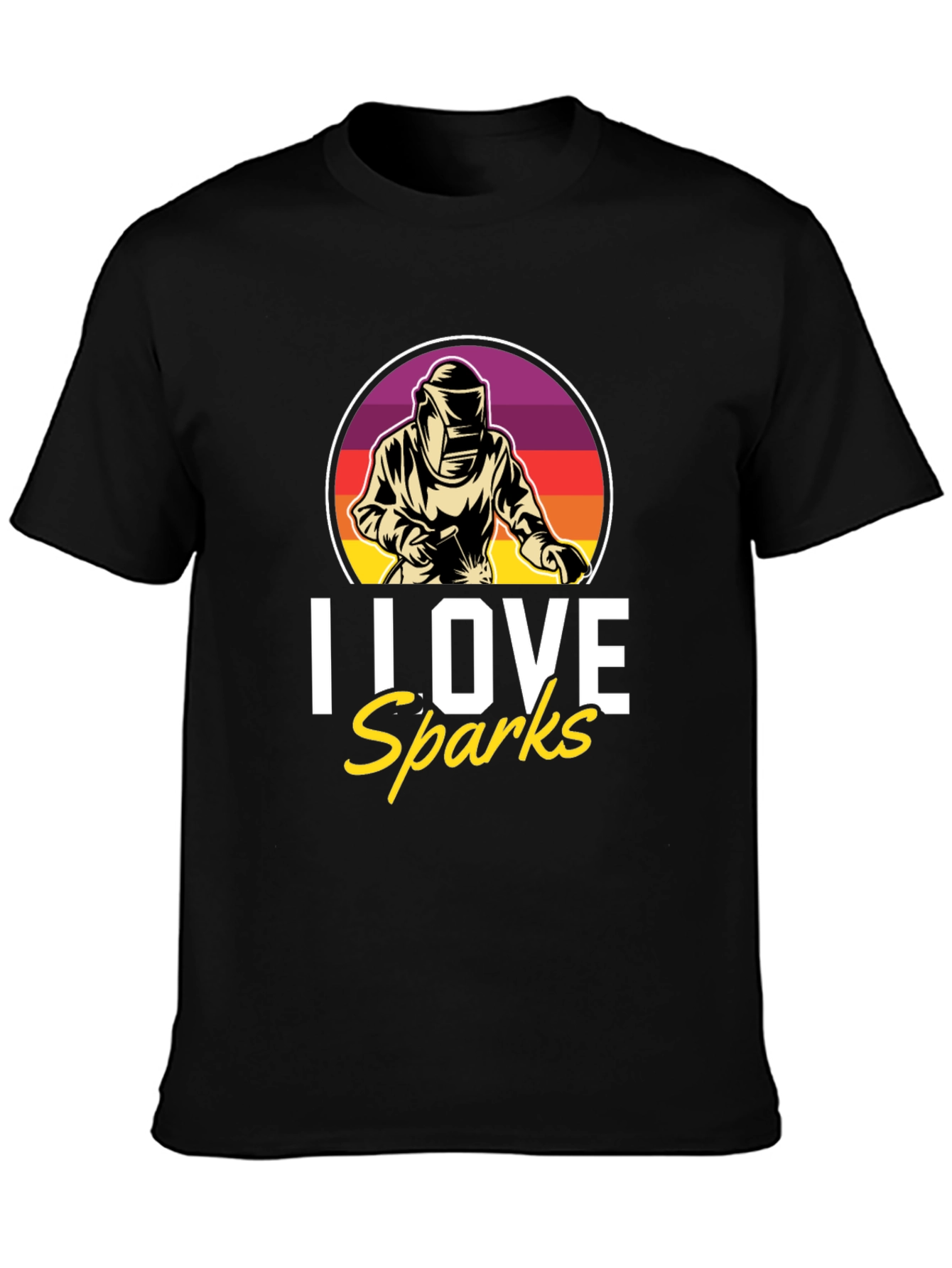 I Love Sparks Welding T-Shirt