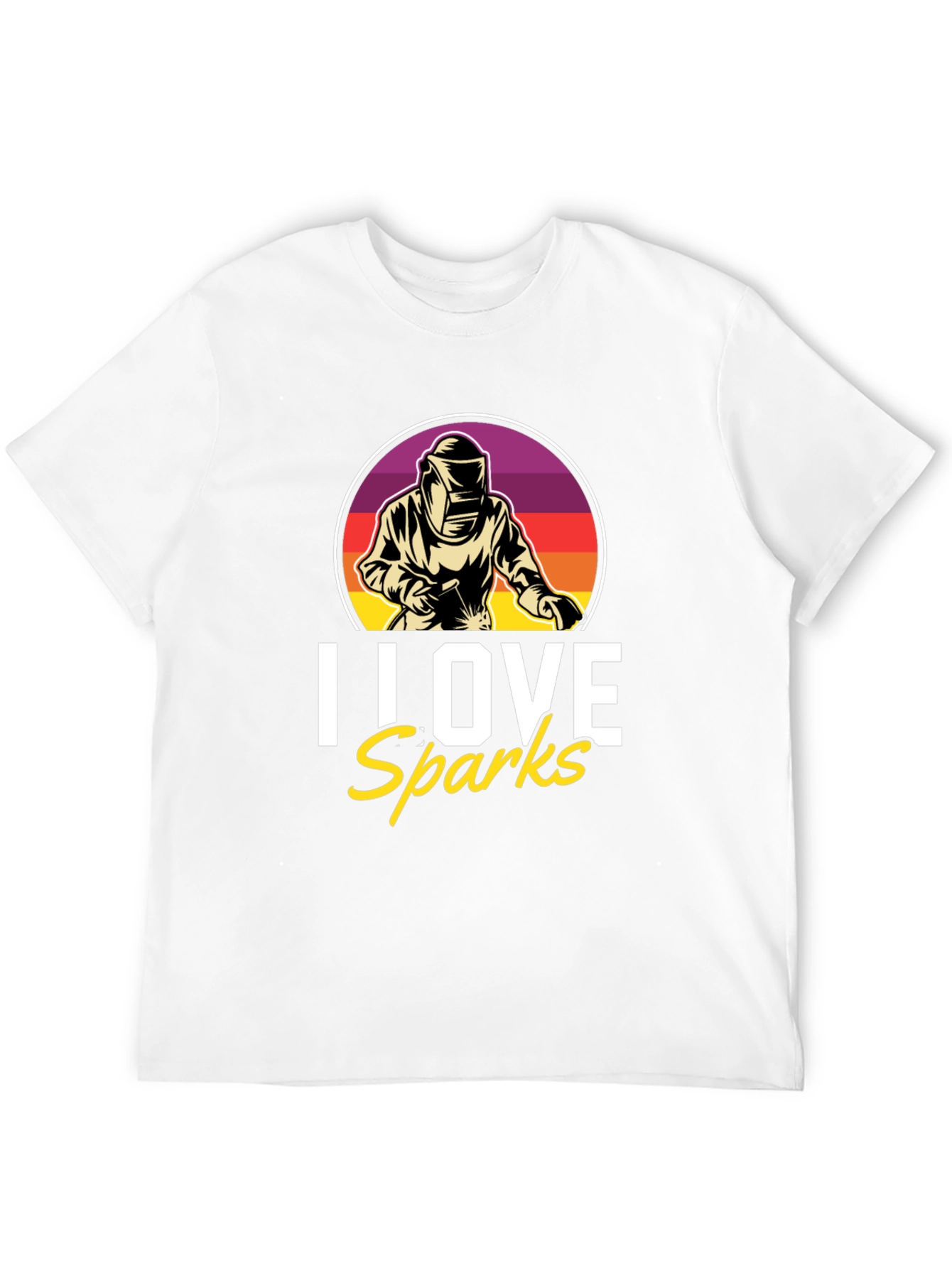 I Love Sparks Welding T-Shirt