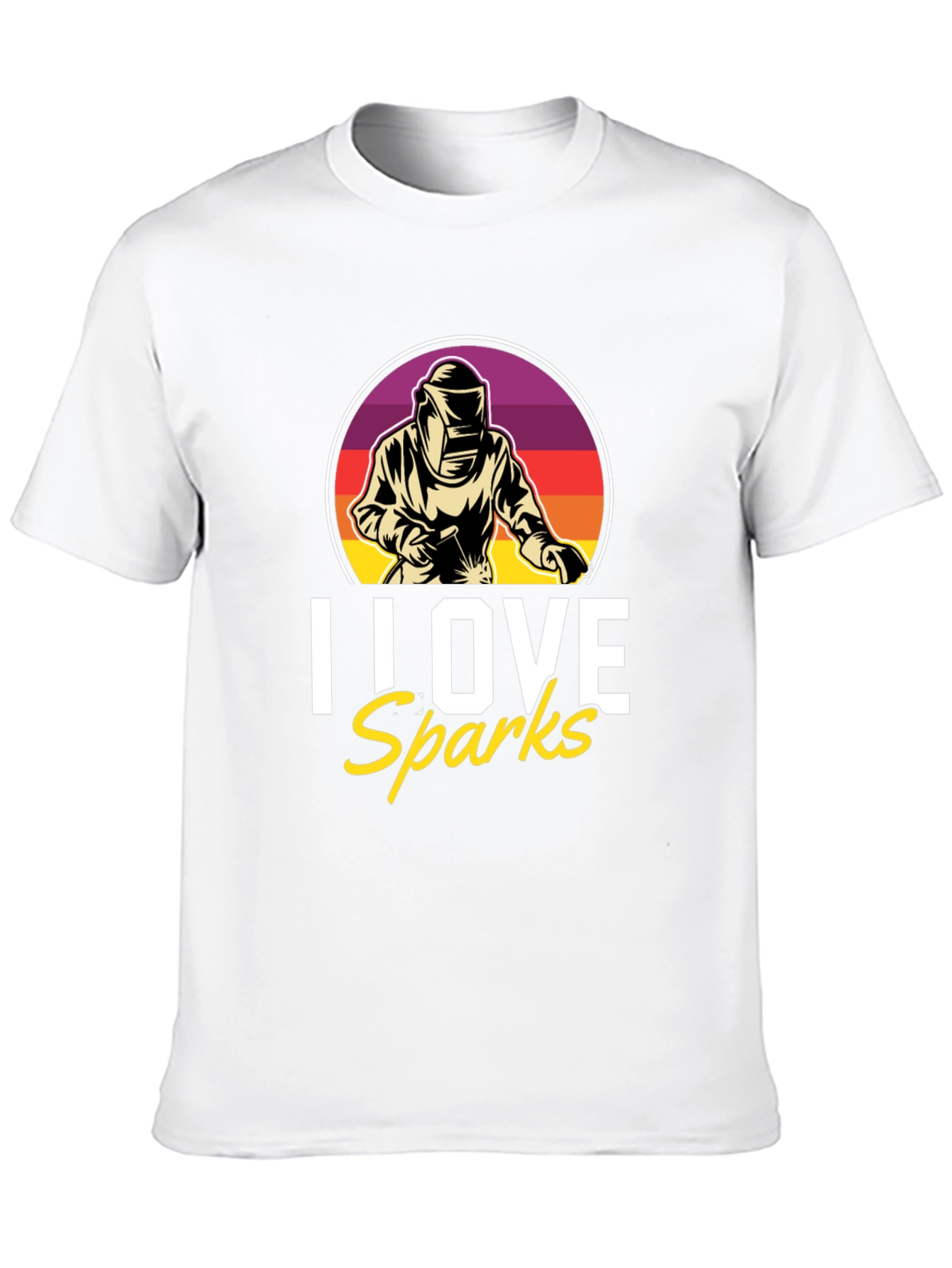 I Love Sparks Welding T-Shirt