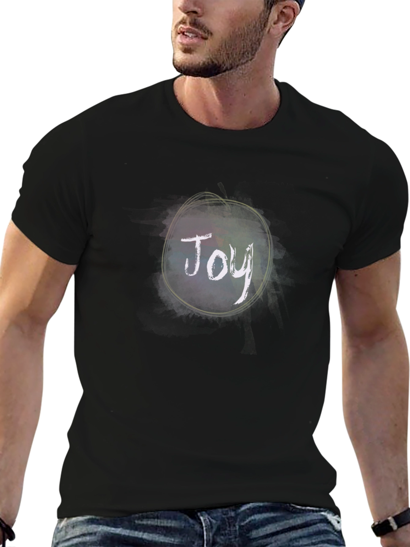 Joy Graphic Tee - Black Unisex T-Shirt