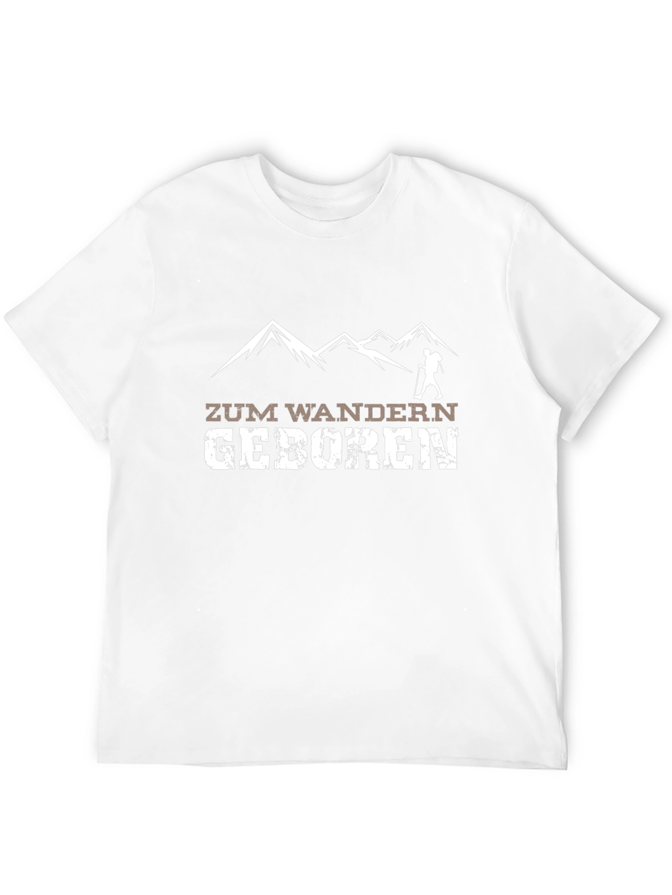 Zum Wandern Geboren Hiking T-Shirt