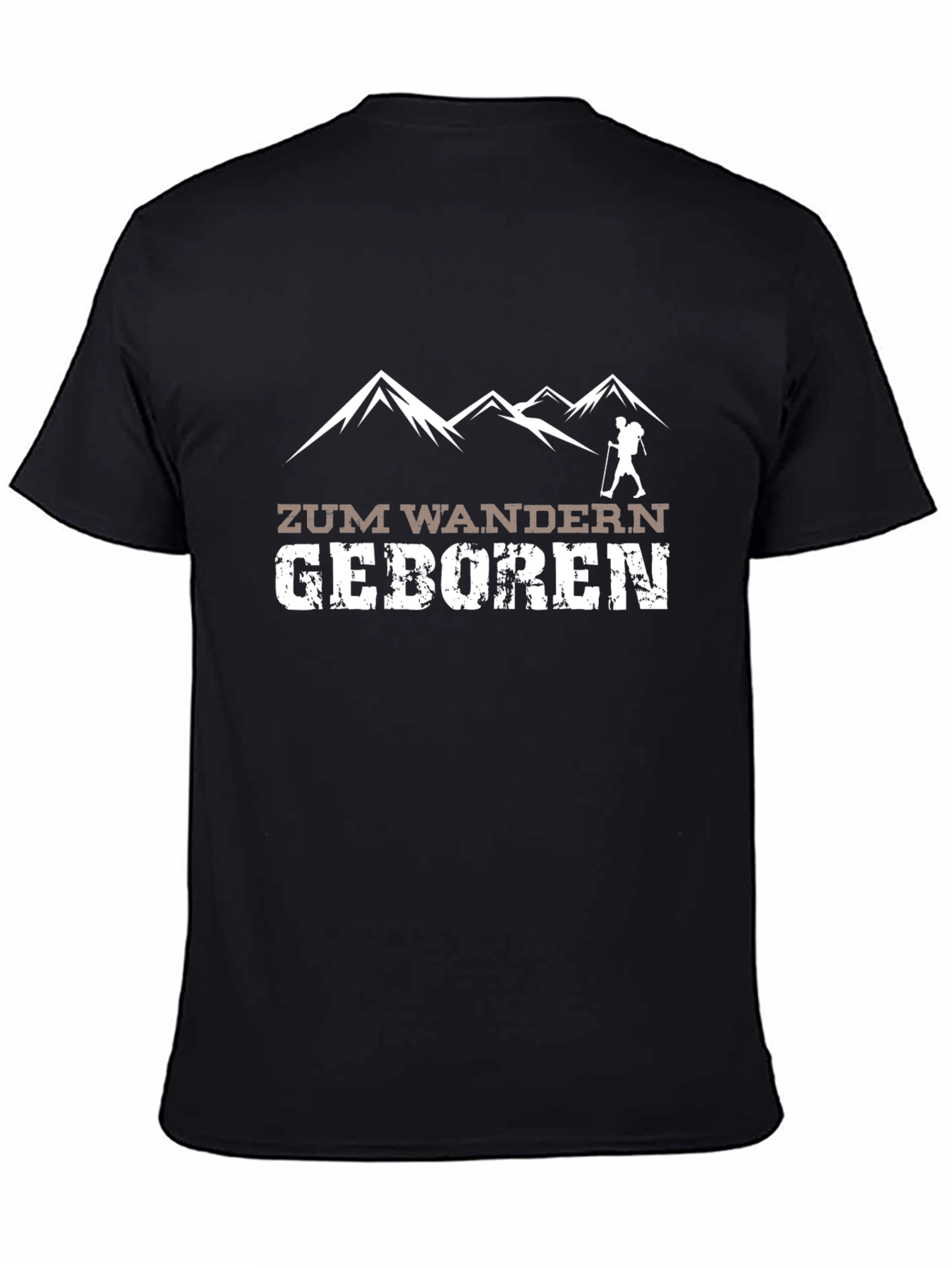 Zum Wandern Geboren Hiking T-Shirt