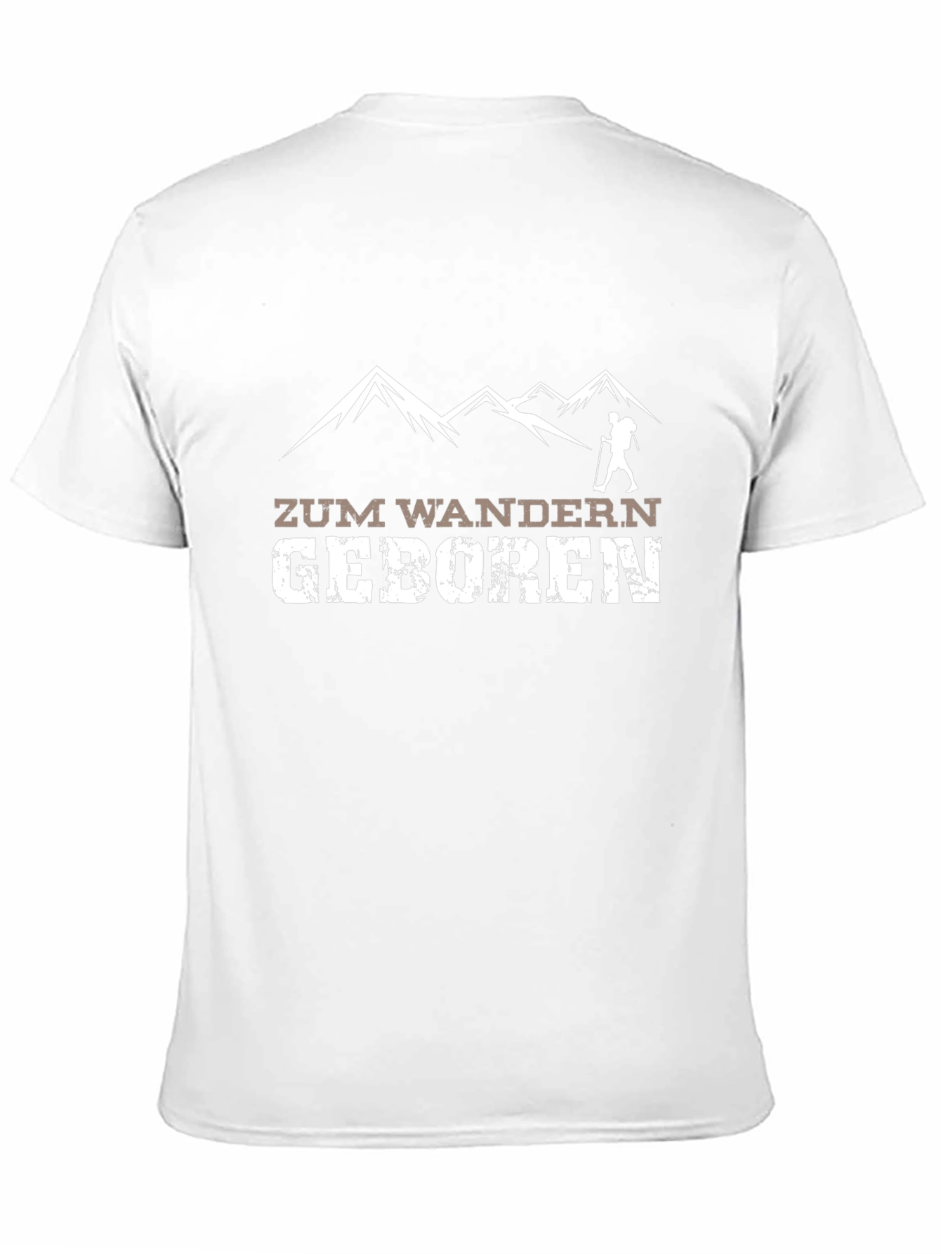 Zum Wandern Geboren Hiking T-Shirt