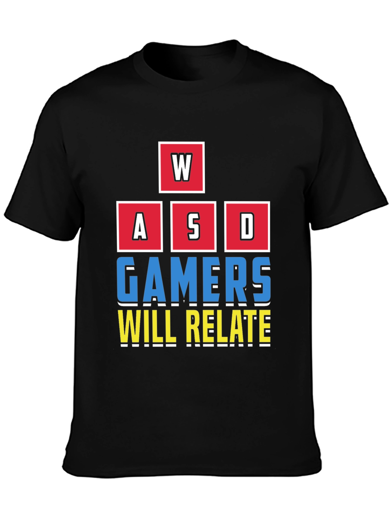 Gamer WASD T-Shirt - Gamers Will Relate