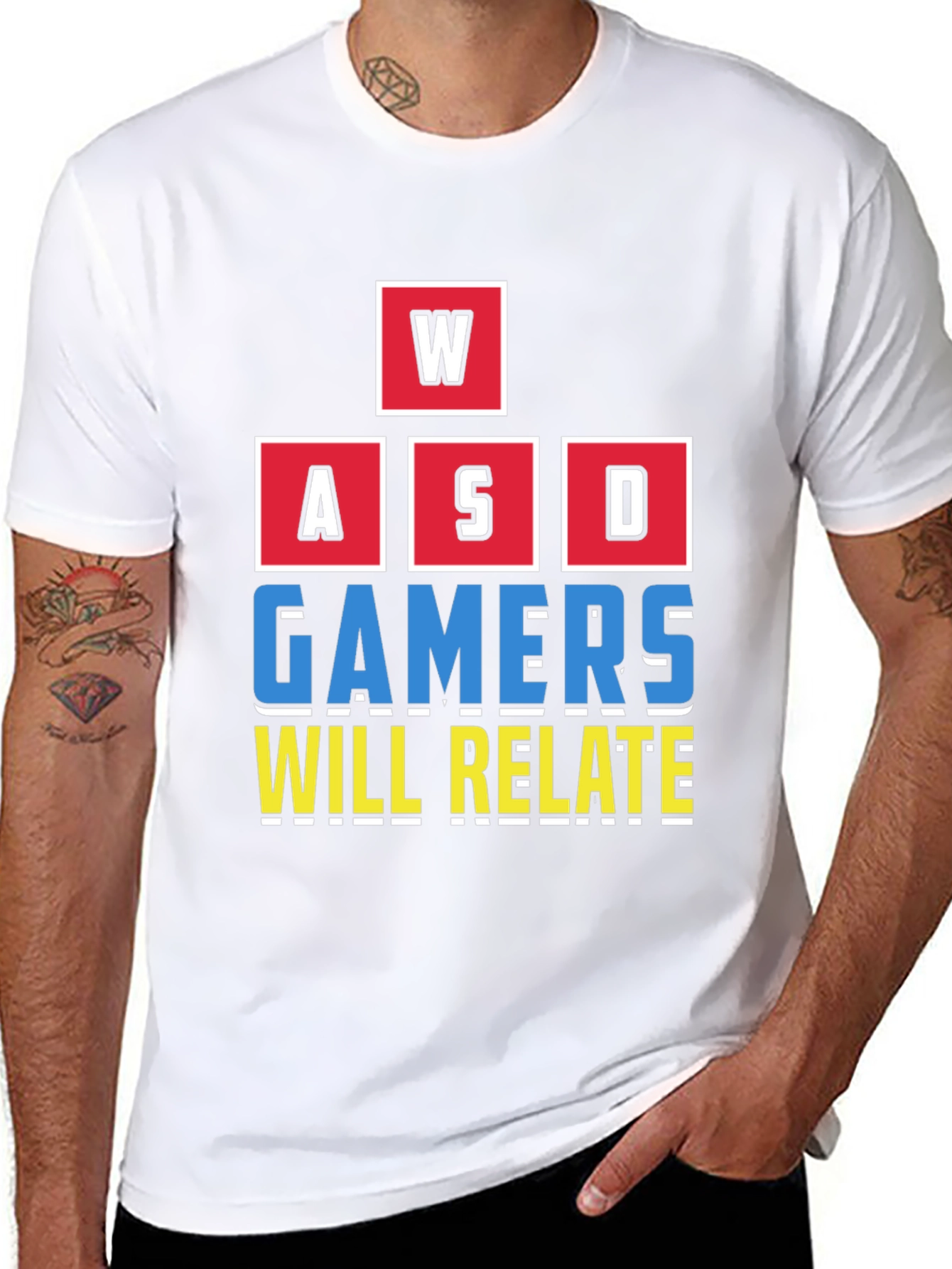 Gamer WASD T-Shirt - Gamers Will Relate