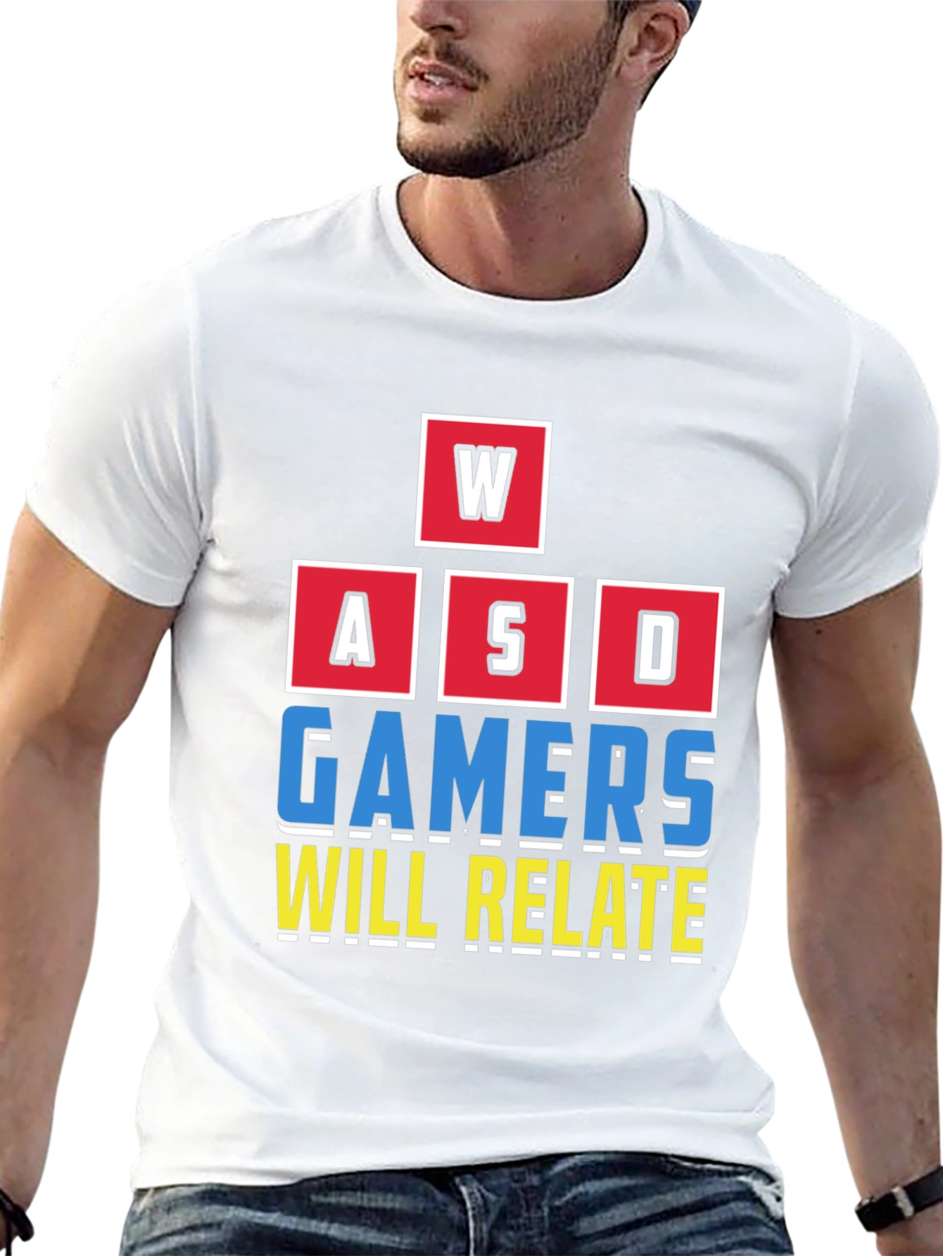 Gamer WASD T-Shirt - Gamers Will Relate