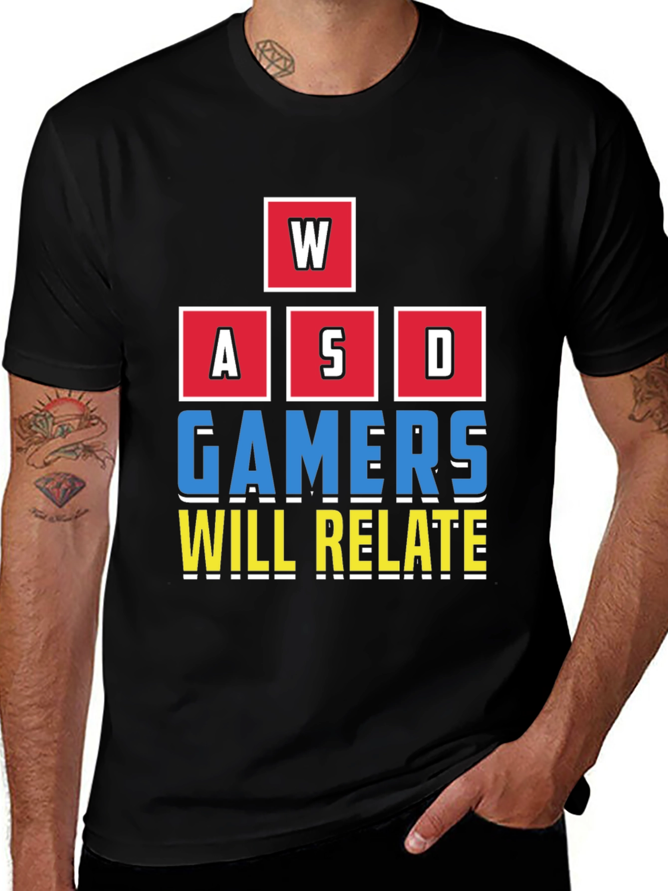 Gamer WASD T-Shirt - Gamers Will Relate