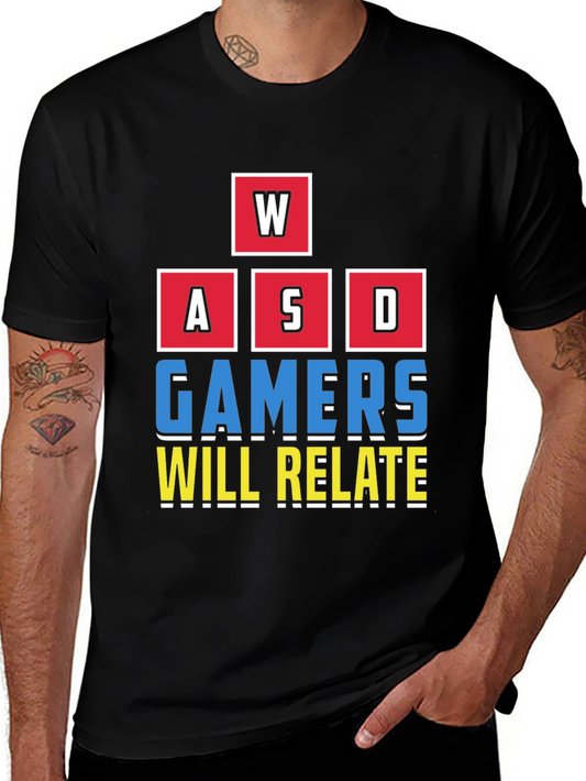 Gamer WASD T-Shirt - Gamers Will Relate
