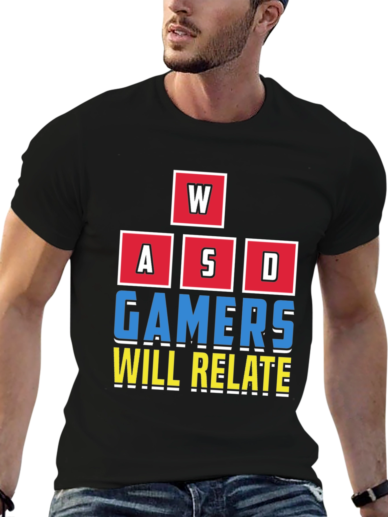 Gamer WASD T-Shirt - Gamers Will Relate
