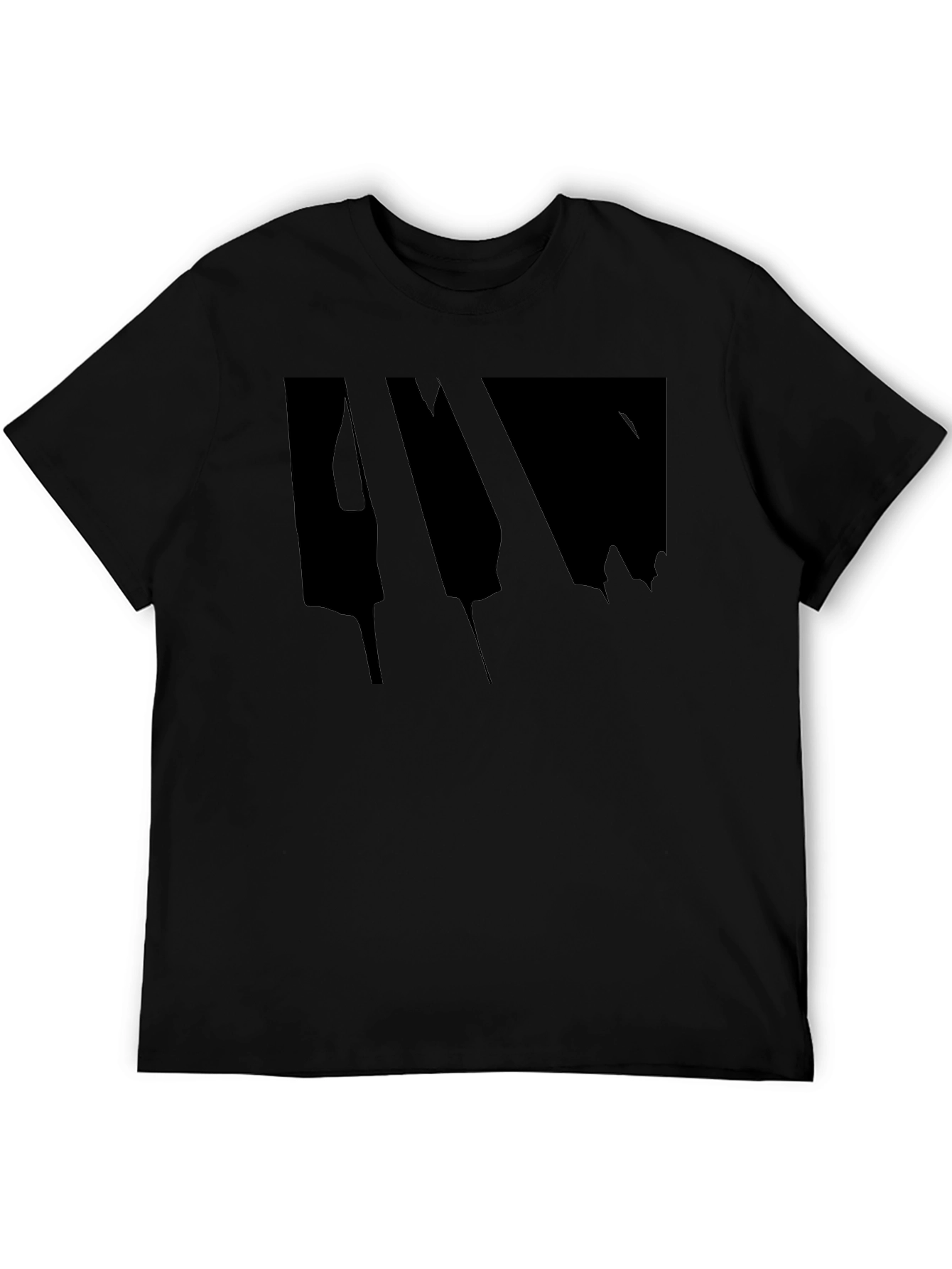 Mens Black Graphic Tee