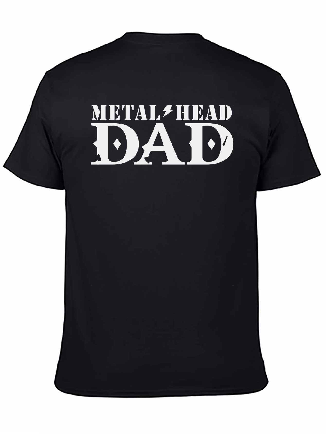 Metalhead Dad Graphic T-Shirt - Black