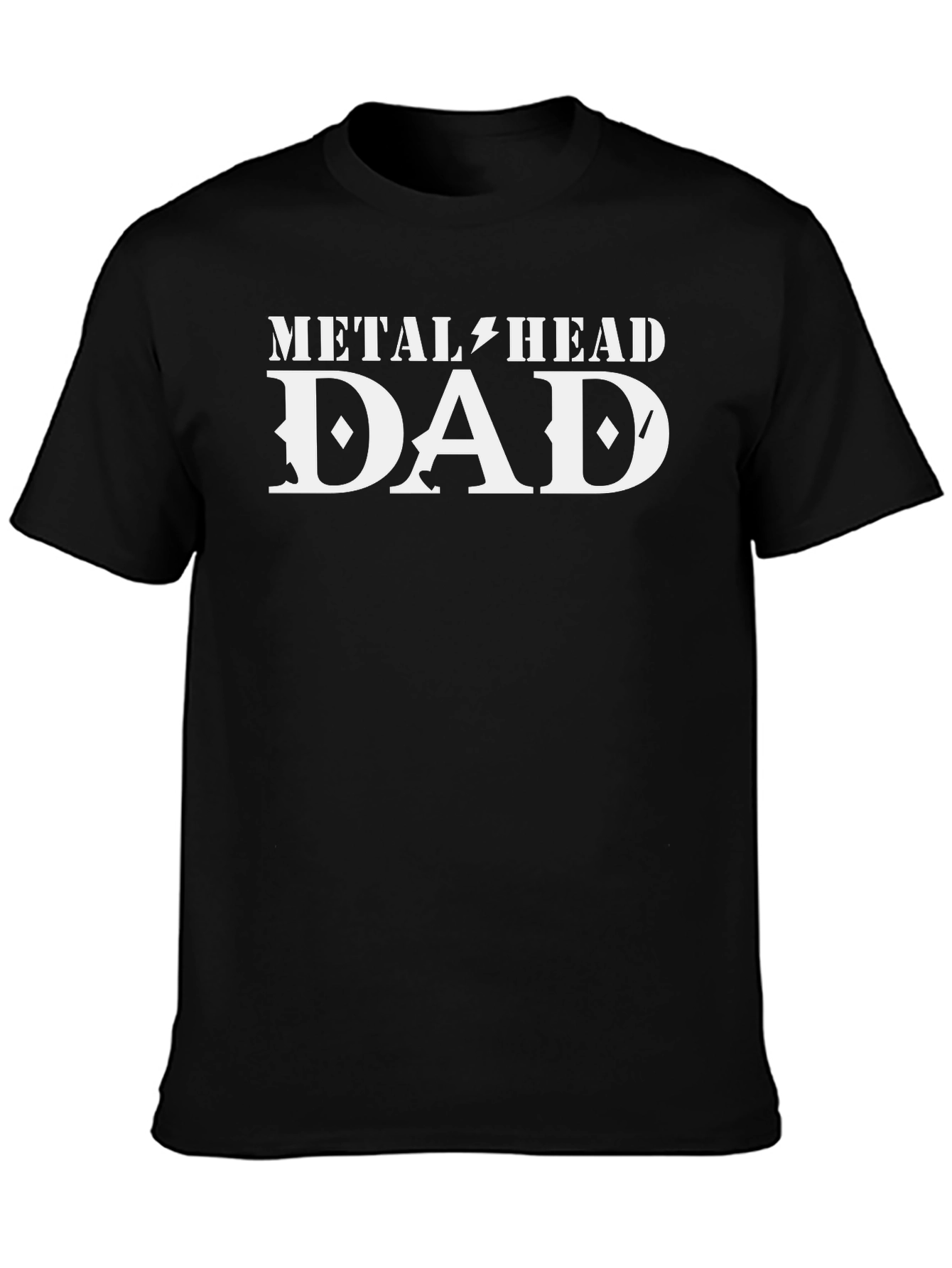 Metalhead Dad Graphic T-Shirt - Black