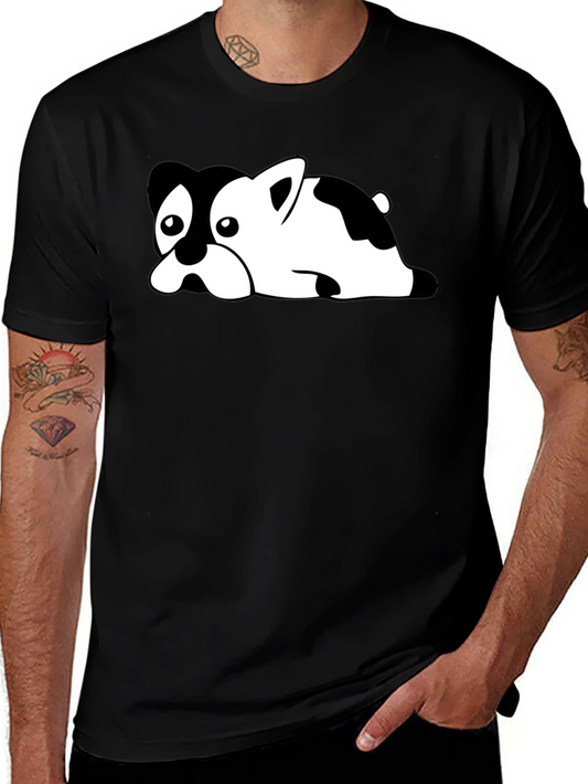 Dog Graphic Tee - Black