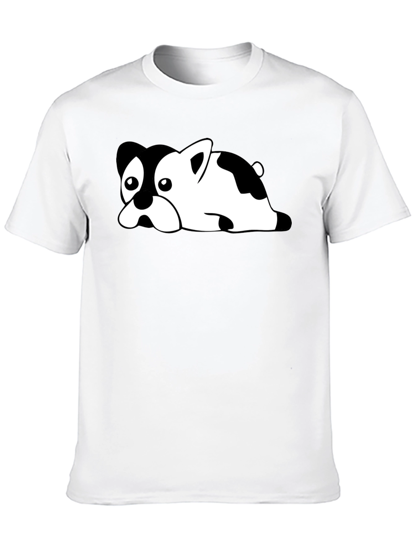 Dog Graphic Tee - Black