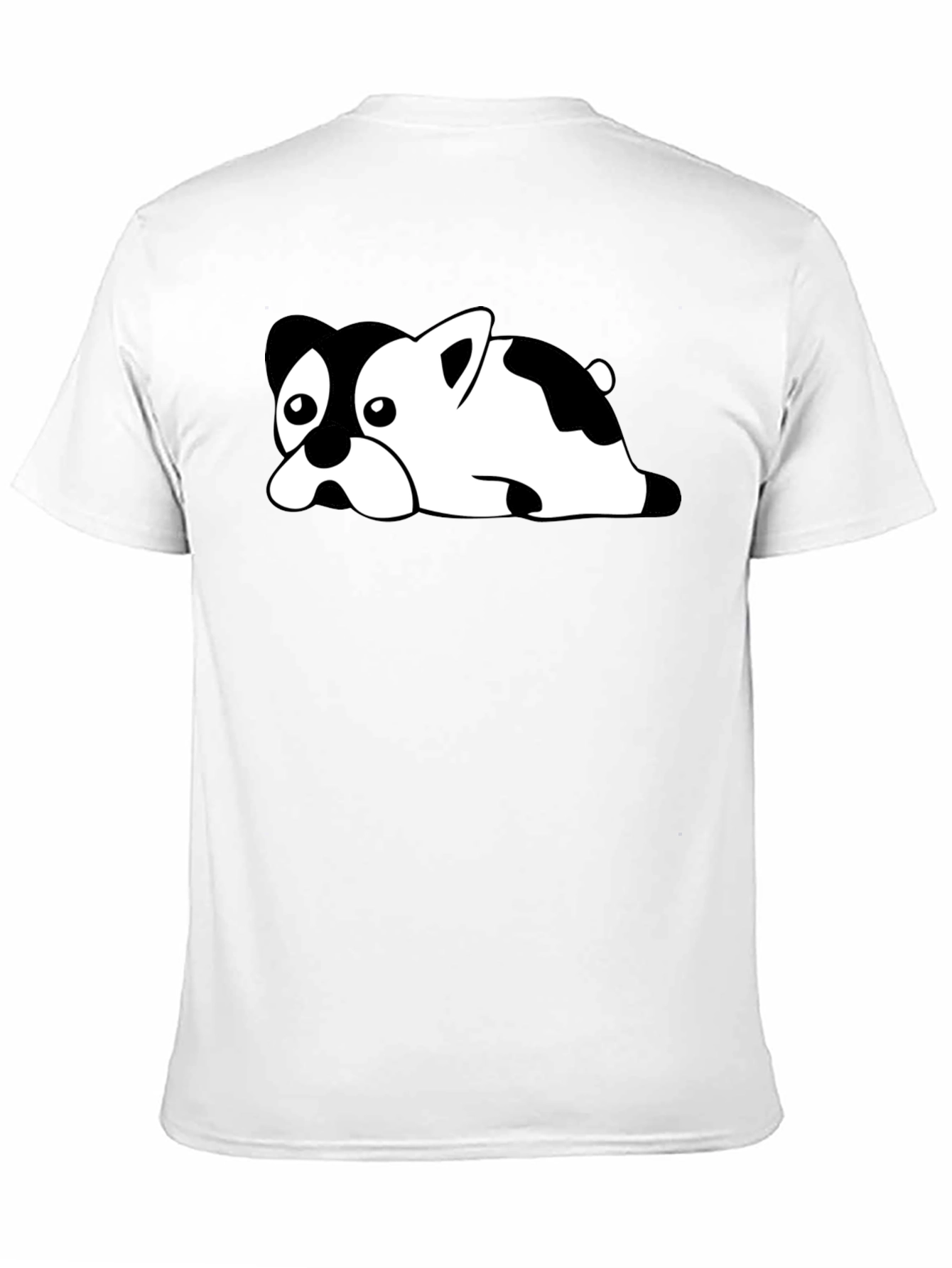 Dog Graphic Tee - Black
