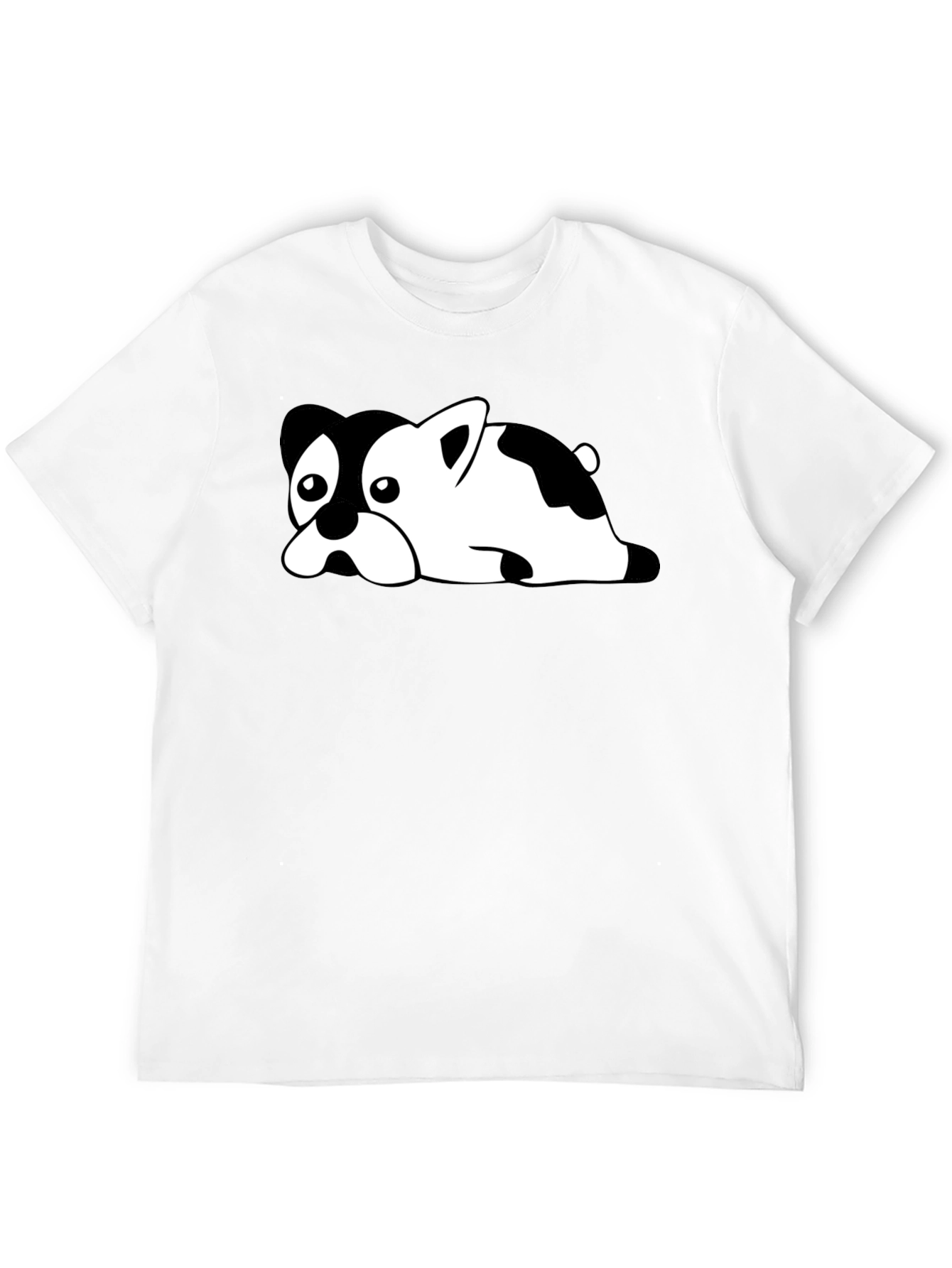 Dog Graphic Tee - Black