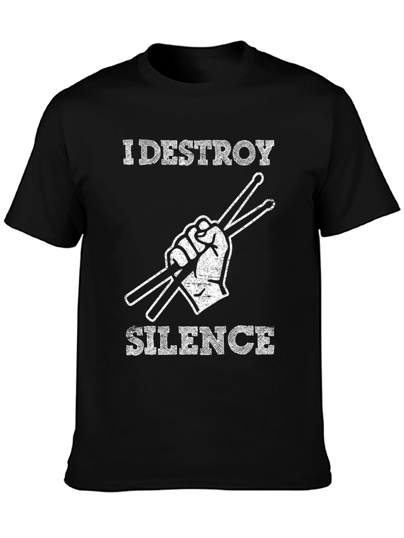 I Destroy Silence T-Shirt - Drummer Tee