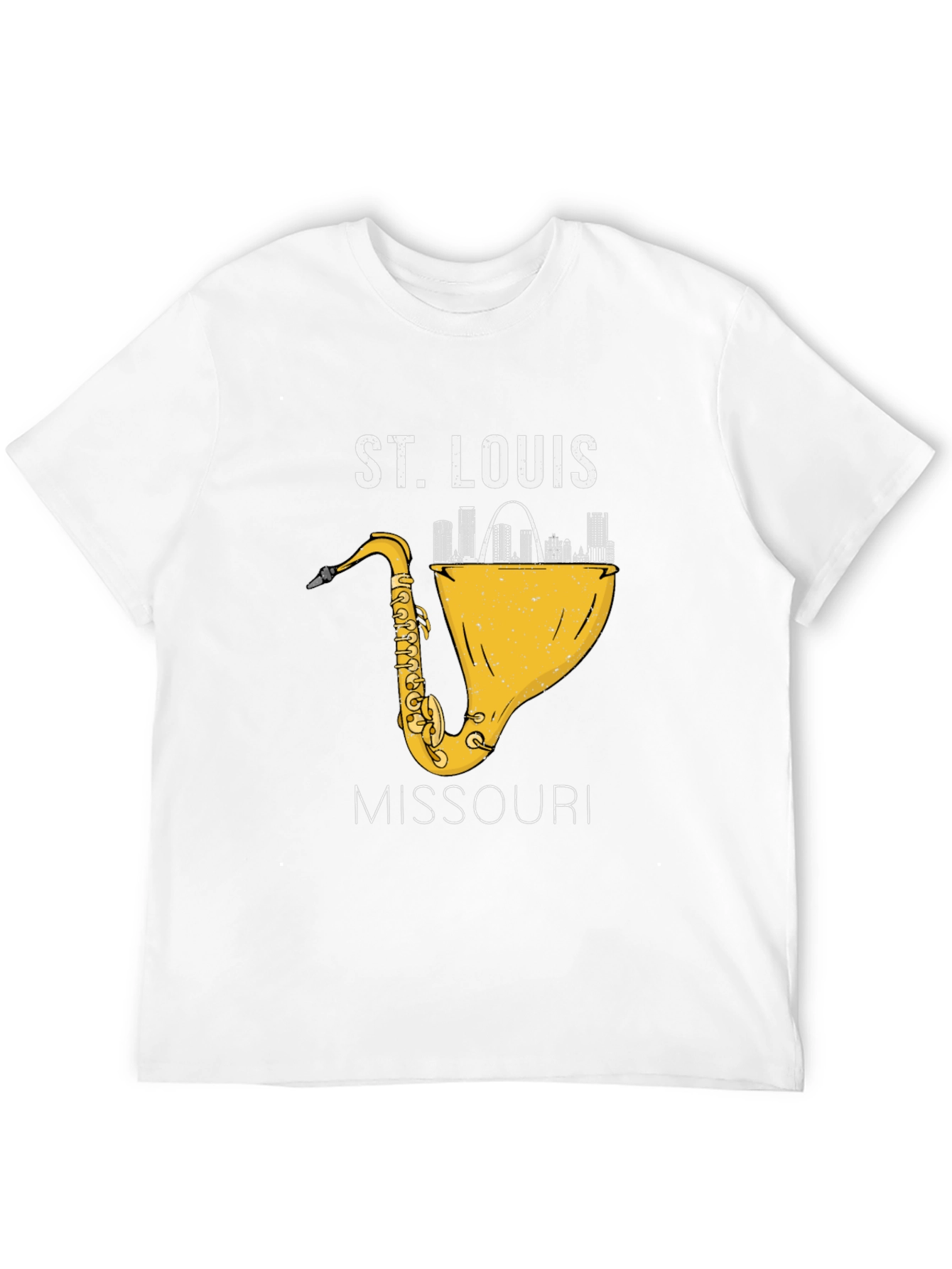 St. Louis Missouri Saxophone T-Shirt