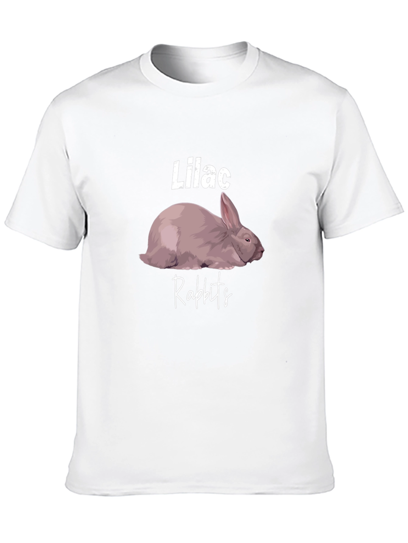 Lilac Rabbit T-Shirt - Cute Animal Tee