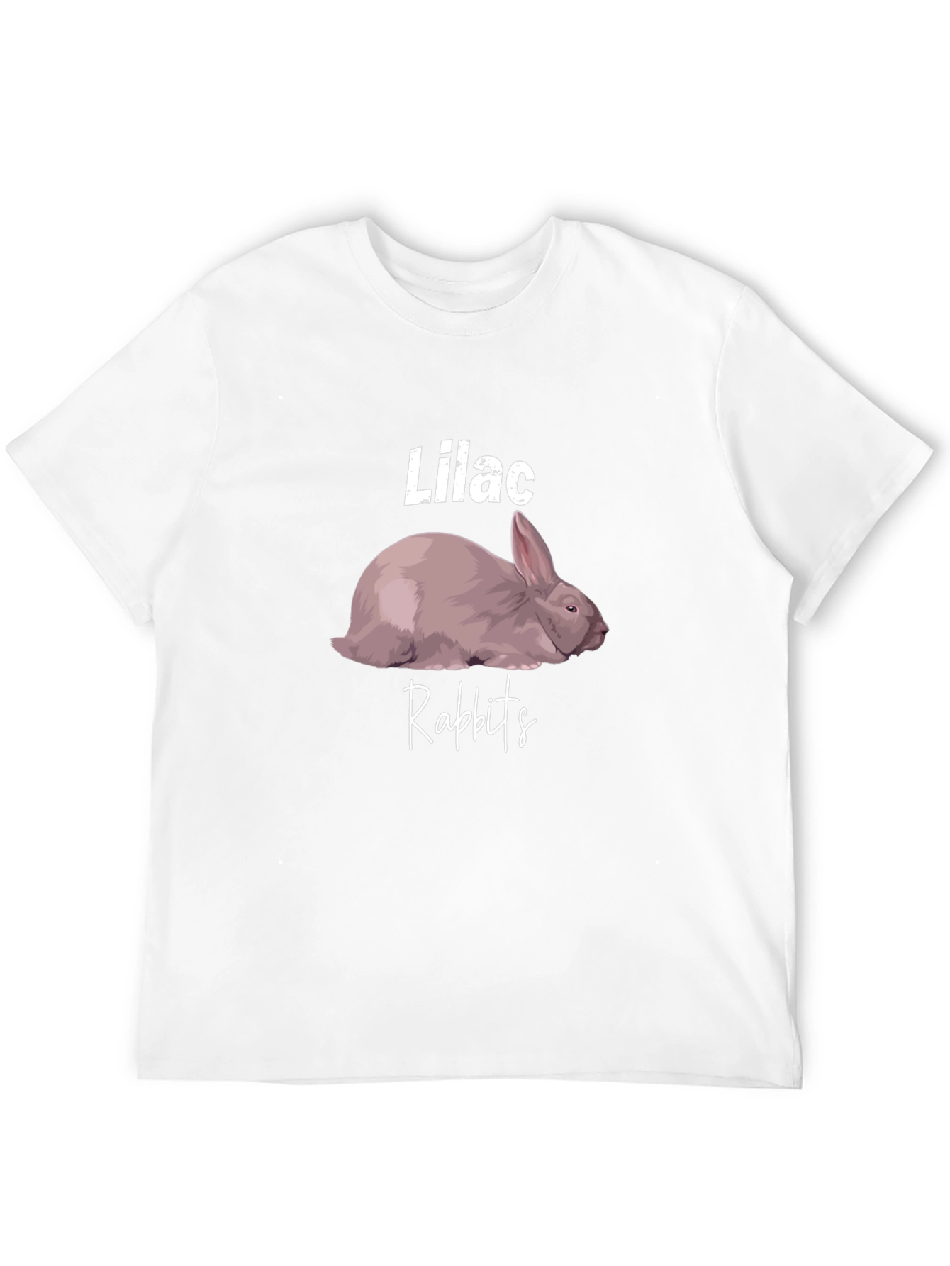 Lilac Rabbit T-Shirt - Cute Animal Tee
