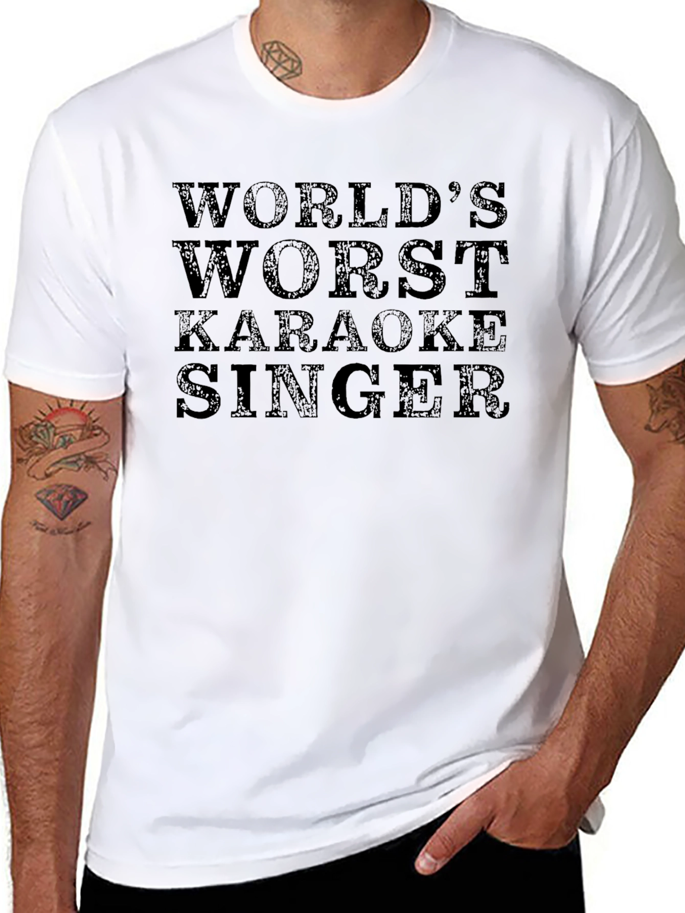 Worlds Worst Karaoke Singer - Graphic Tee